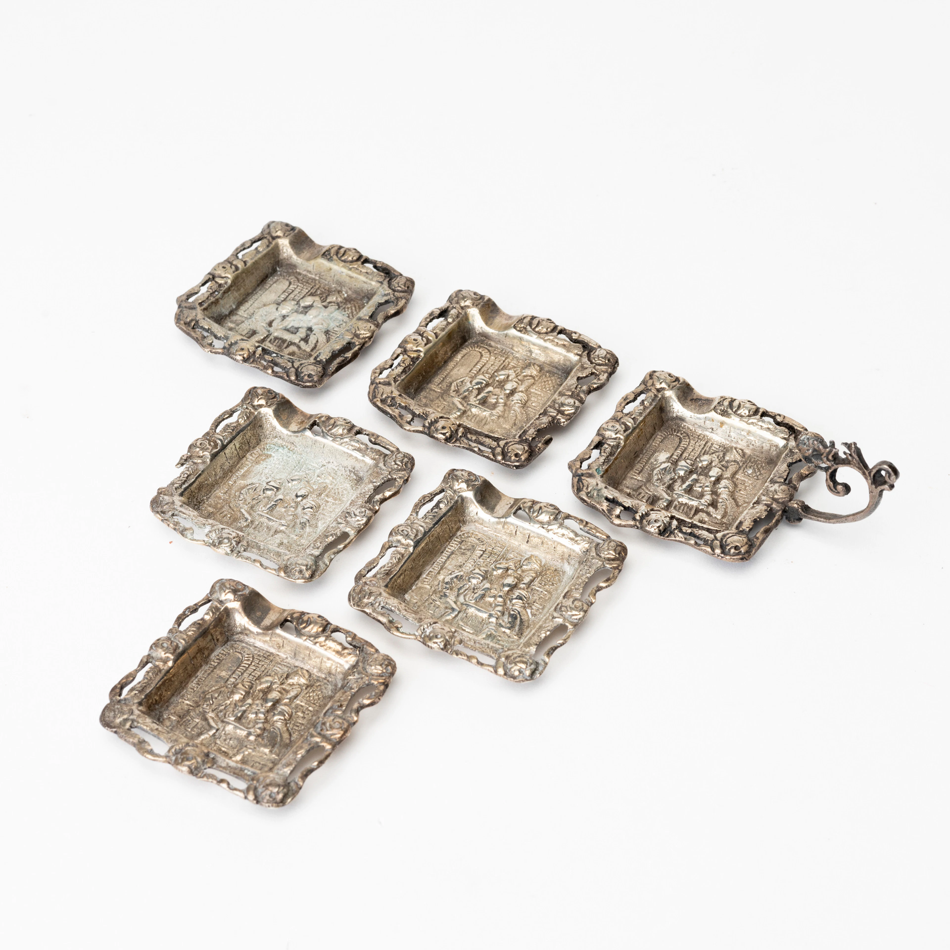 ASKFAT, 6 st, silver, Egypten, 1900-tal.