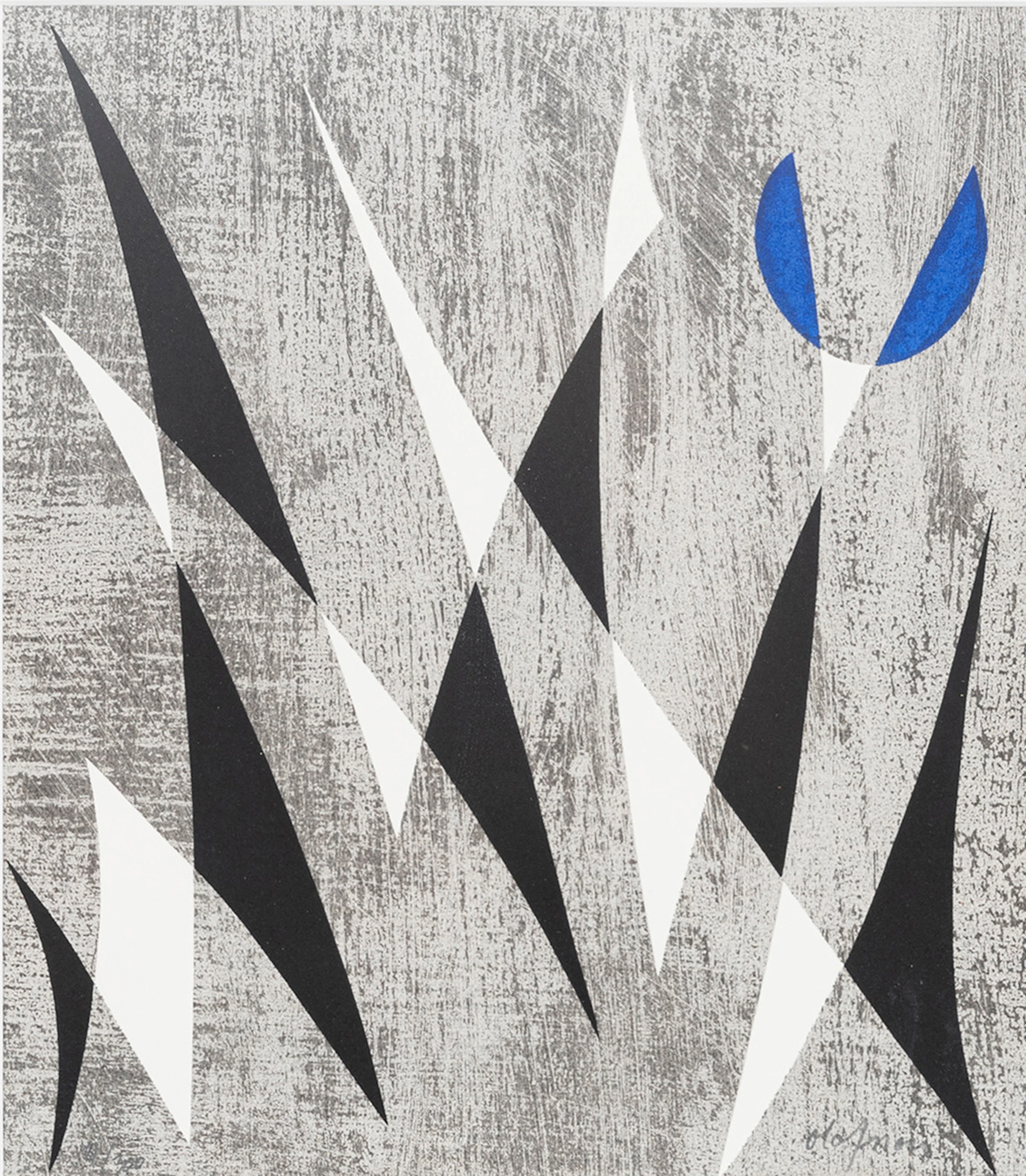 PIERRE OLOFSSON. Komposition, litografi, numrerad 10/300 signerad.
