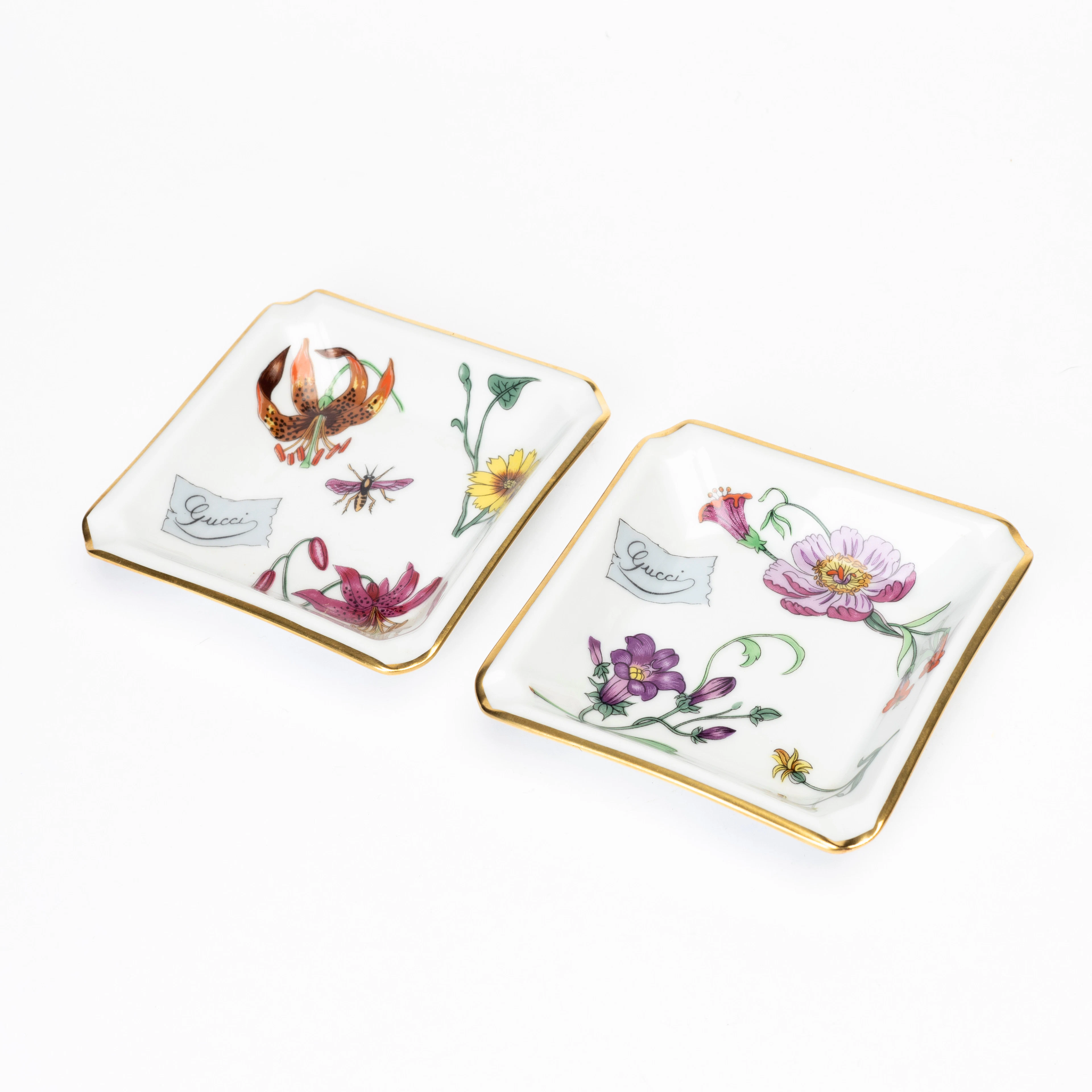 GUCCI, 2 st askfat, porslin, Bernardaud Limoges, Frankrike, 1900-talets
