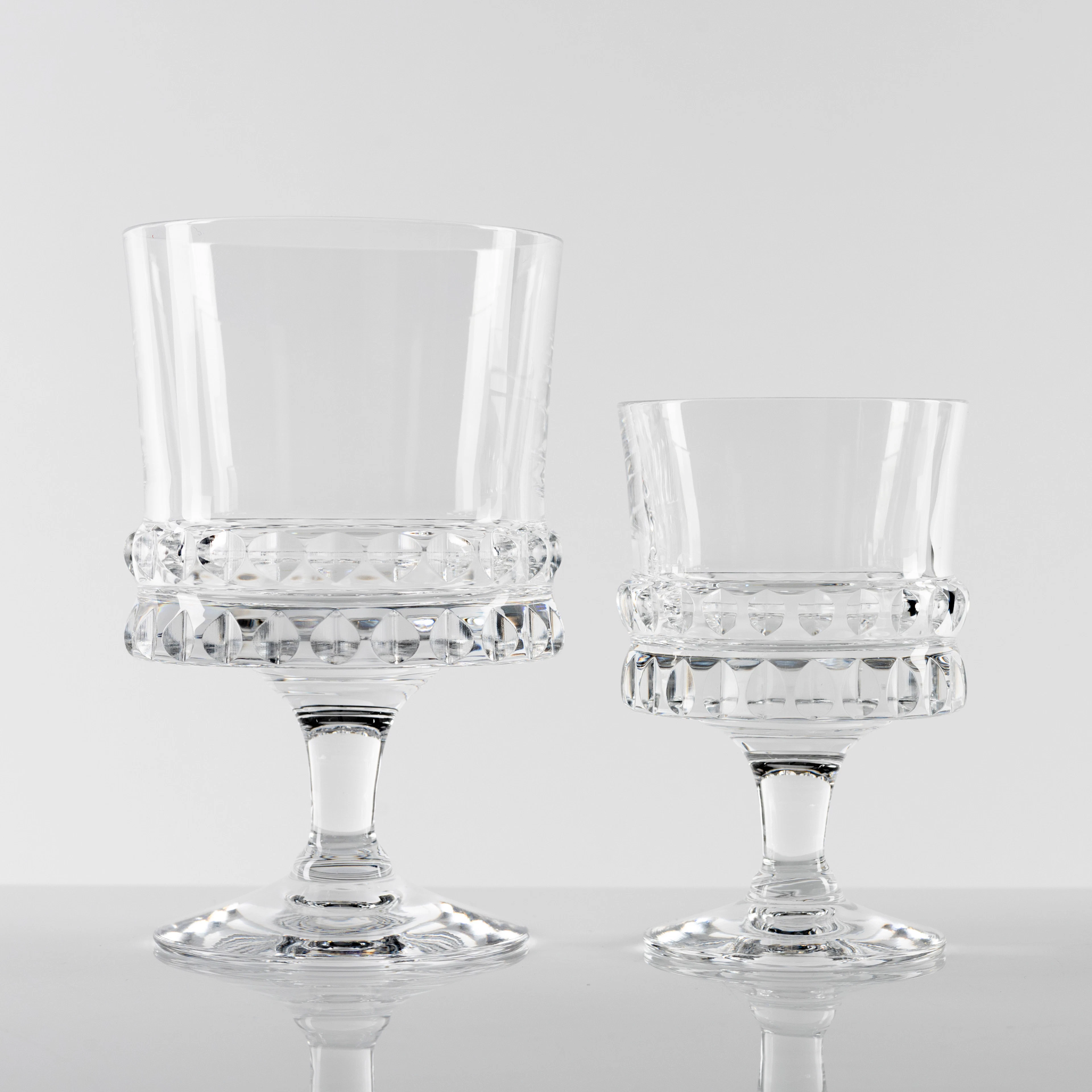 INGEBORG LUNDIN. glasservisdelar 16 st, "Silvia", Orrefors.