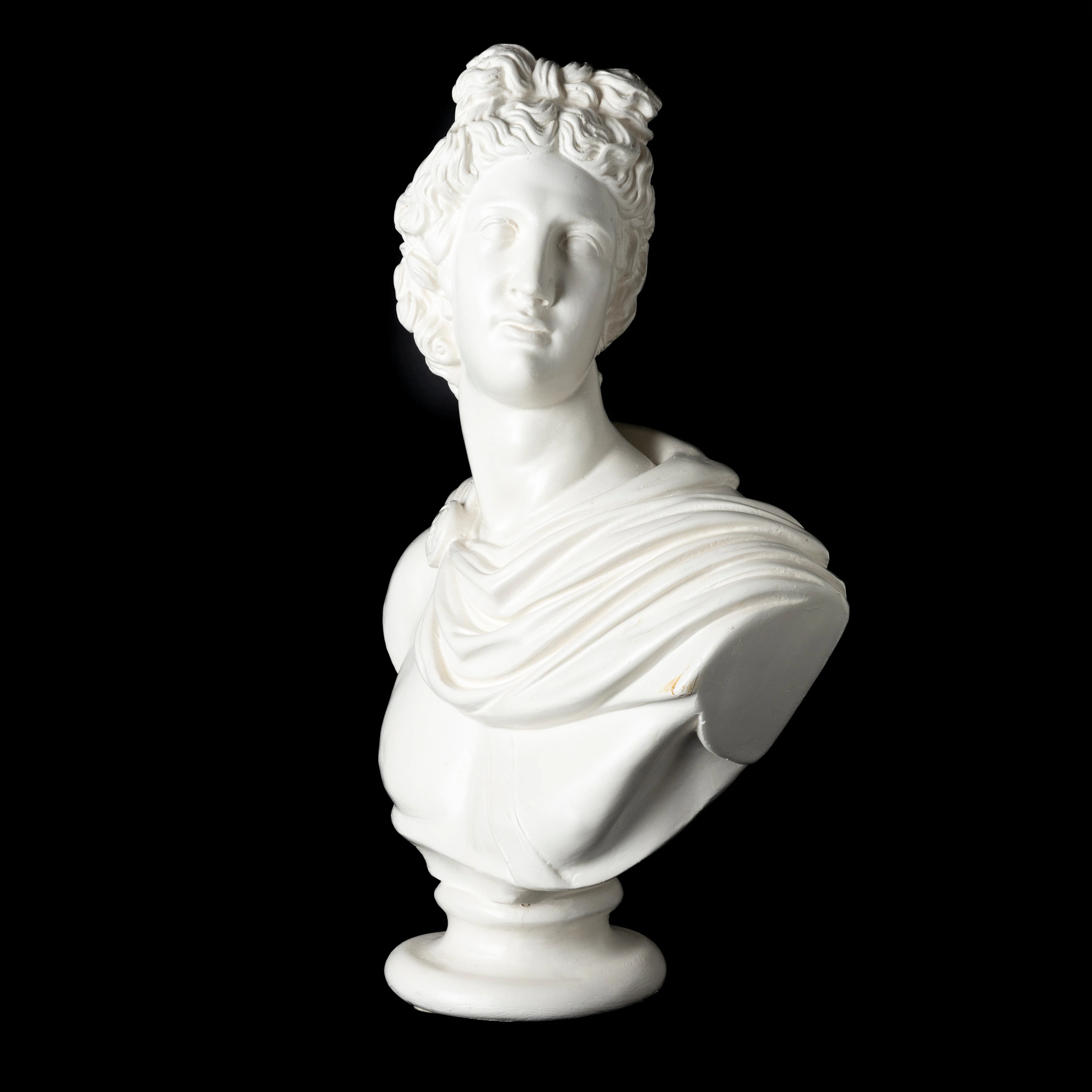 BYST, bemålad gips, Apollo, 1900-tal.