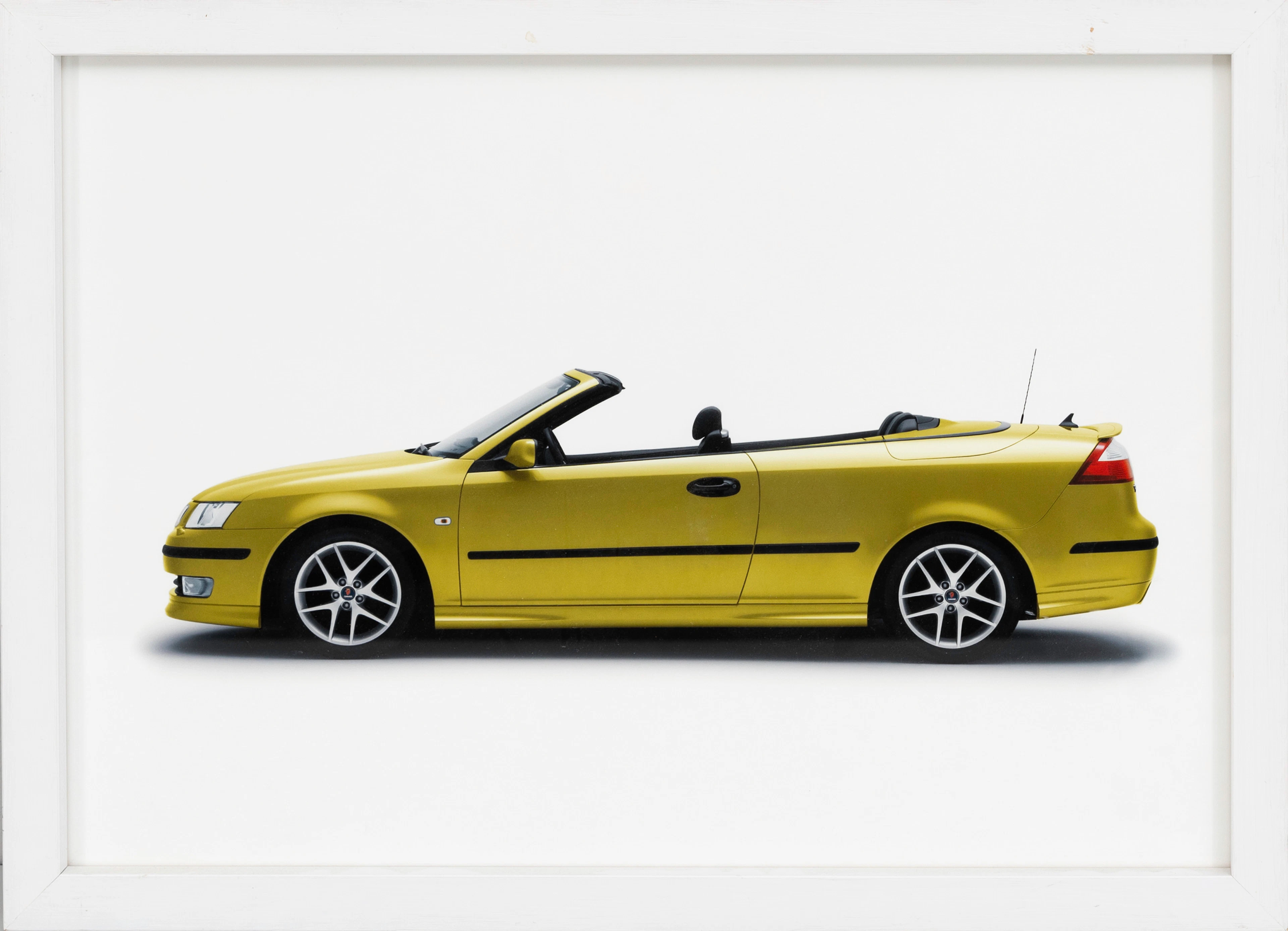 BJÖRN DAWIDSSON. Saab 9-3, fotografi, á tergo signerad och numrerad