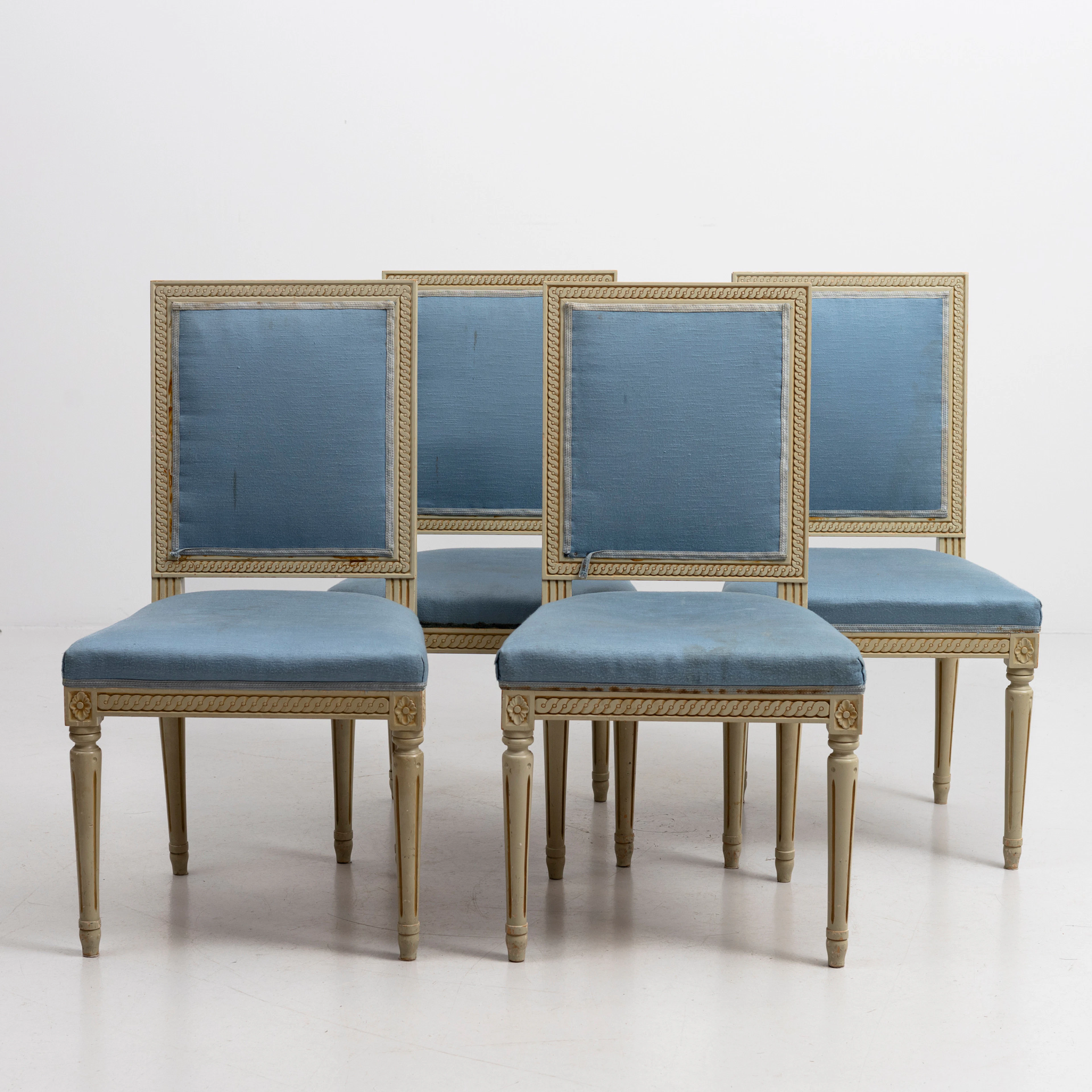 STOLAR, 4 st, gustaviansk stil, 1900-talets slut.