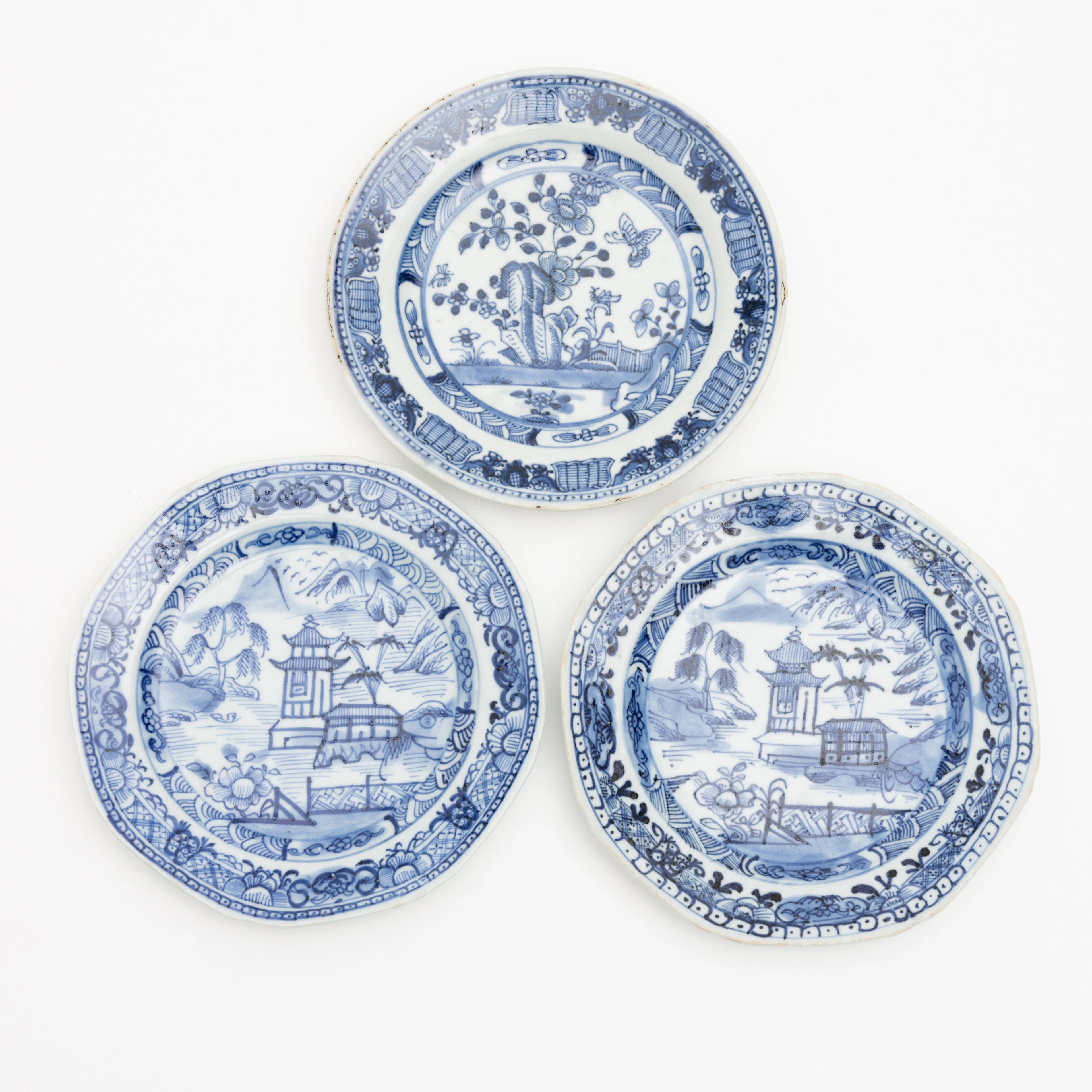 TALLRIKAR, 3 st, Jiaqing (1796-1820).