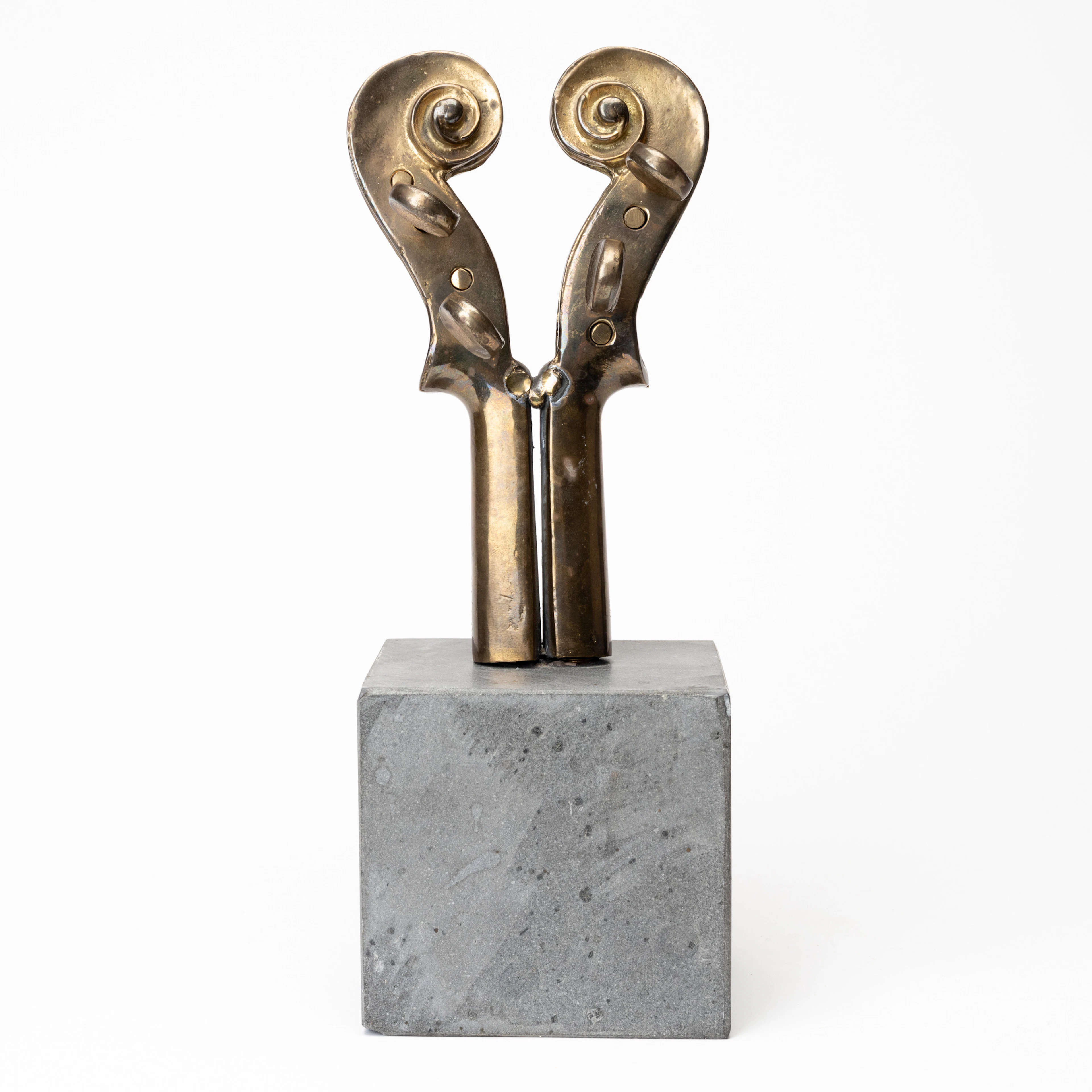 FERNANDEZ ARMAN. Skulptur, brons, "les Amantes", signerad och numrerad XI/XXX.