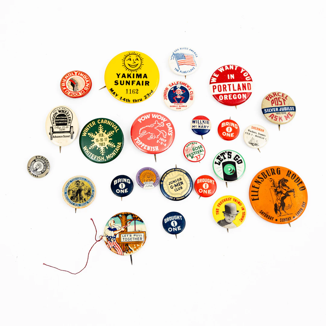 PINS, 24 stycken, USA, 1900-talets första hälft.