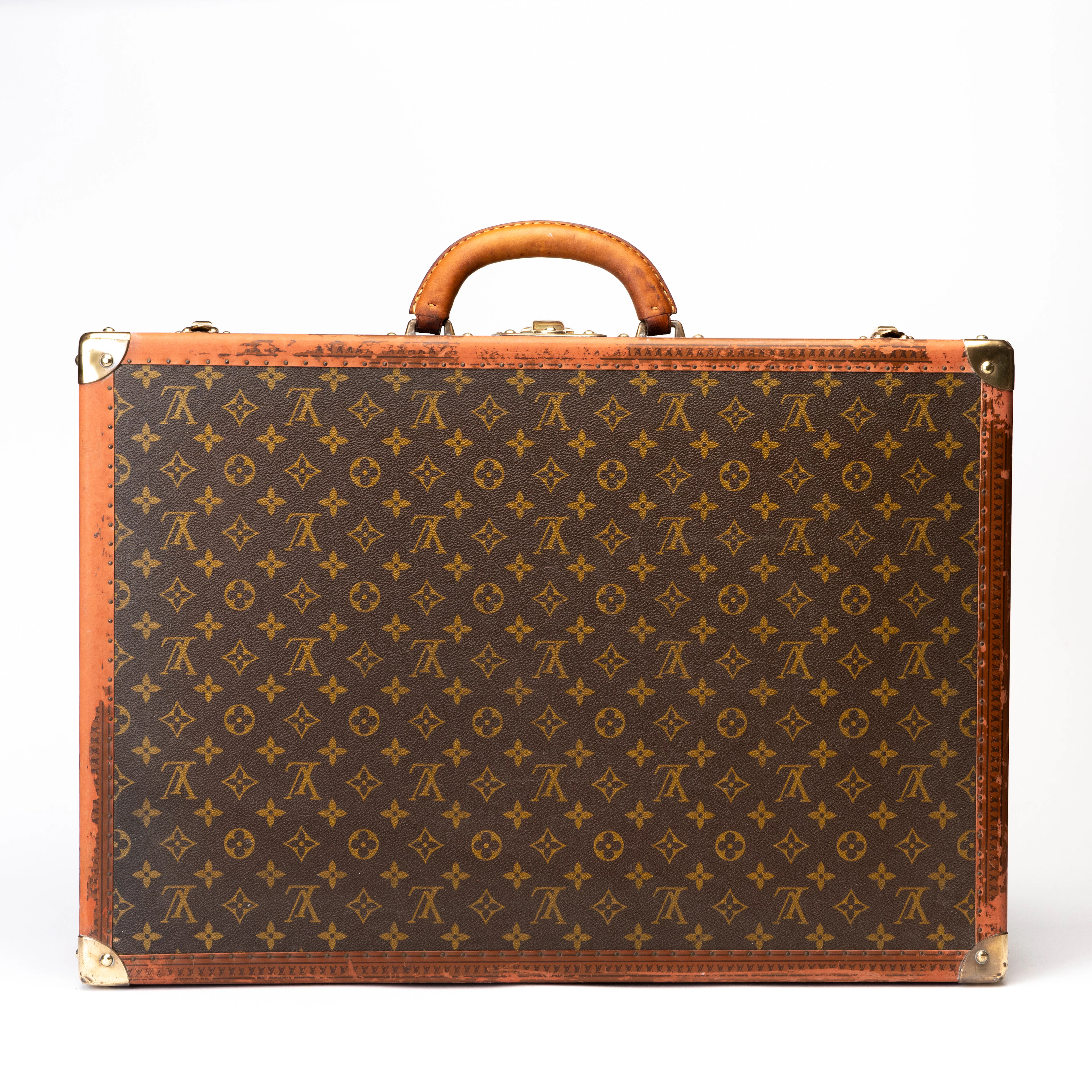LOUIS VUITTON. Resväska, "Monogram Bisten 60", Frankrike 1900-talets mitt.