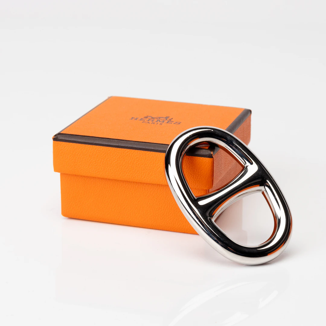 HERMÈS. Scarf ring, "Hermès scarf ring Chaine d'Ancre".