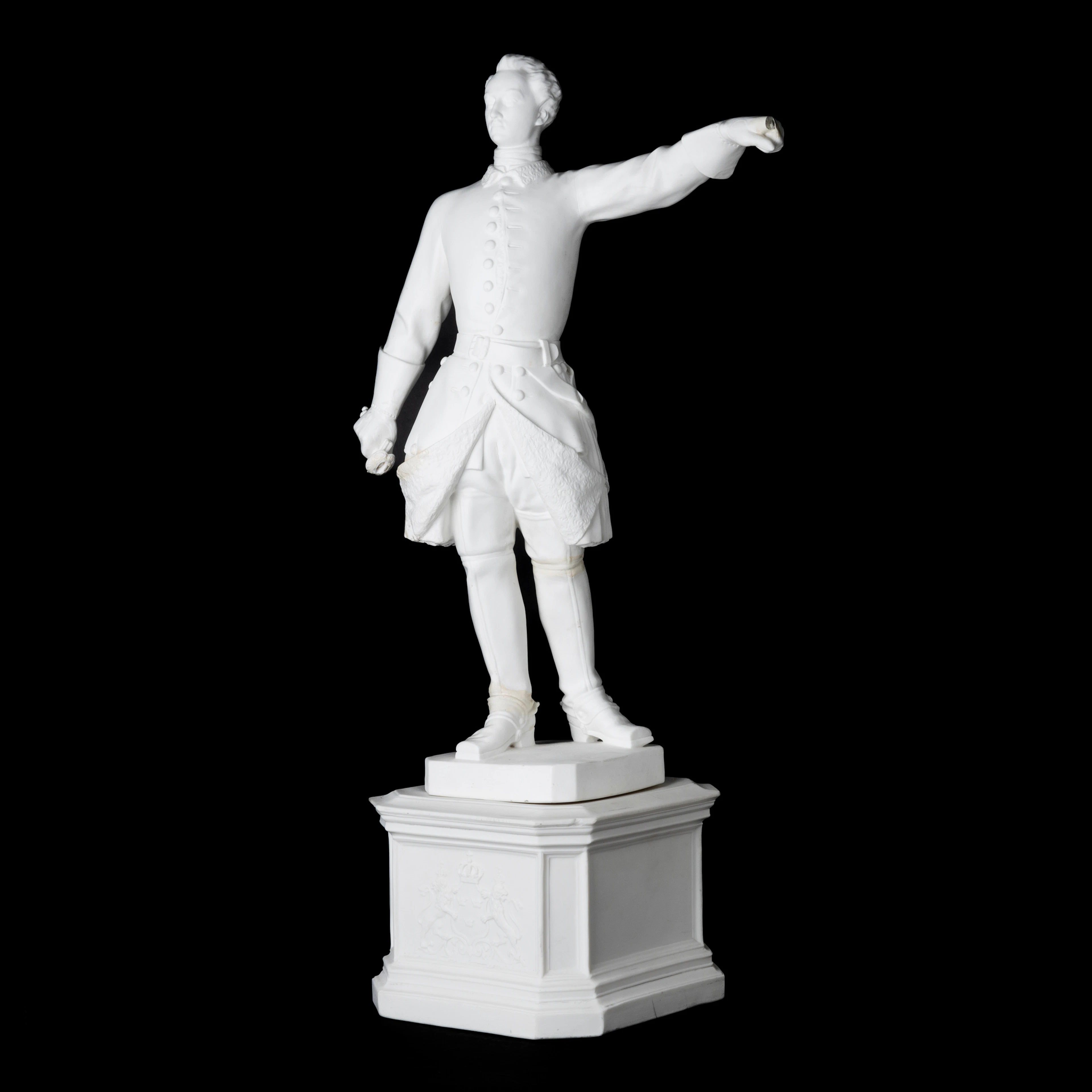 FIGURIN, parian, Karl XII, Rörstrand.