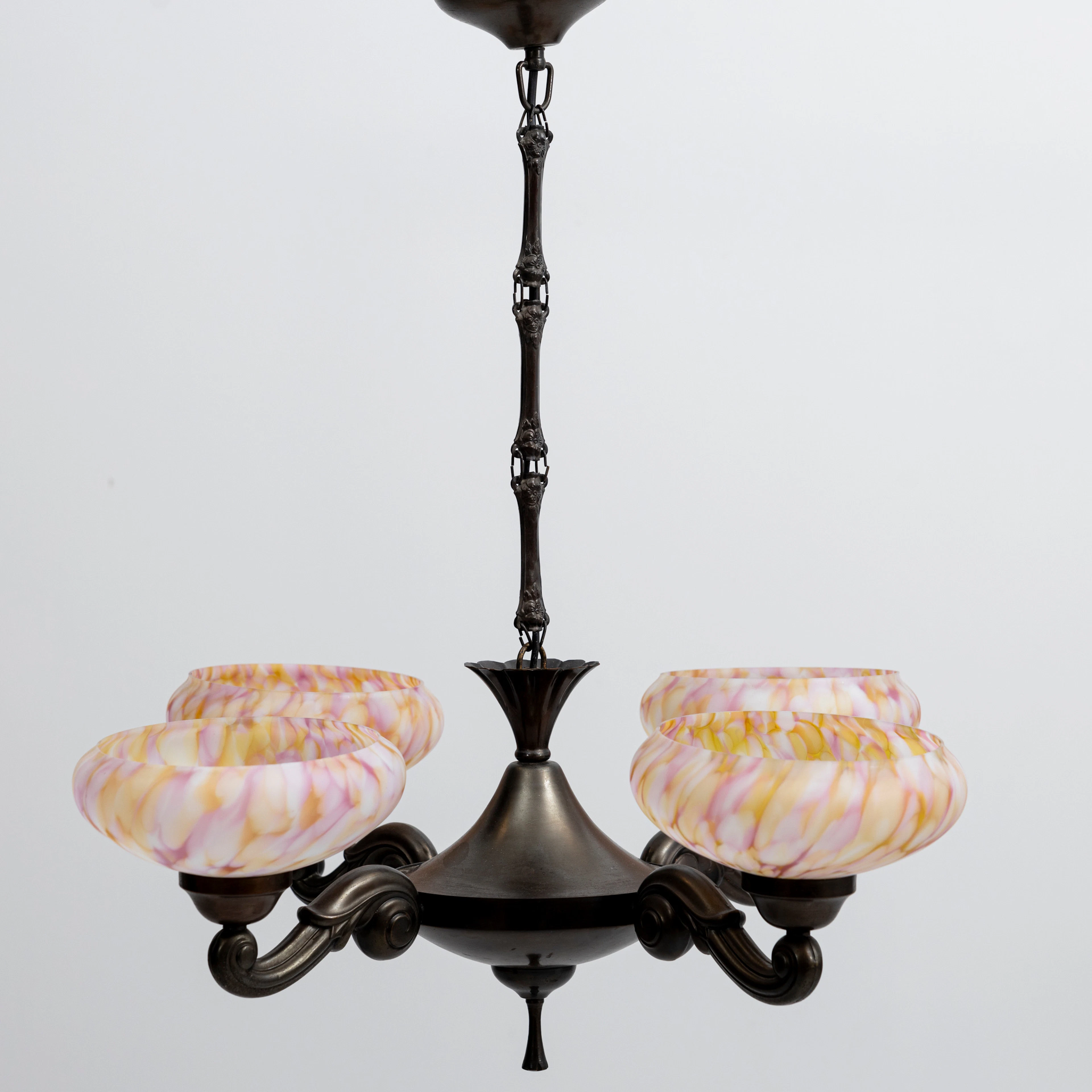 TAKLAMPA, Swedish modern, 1940-tal, höjd ca 65 cm.