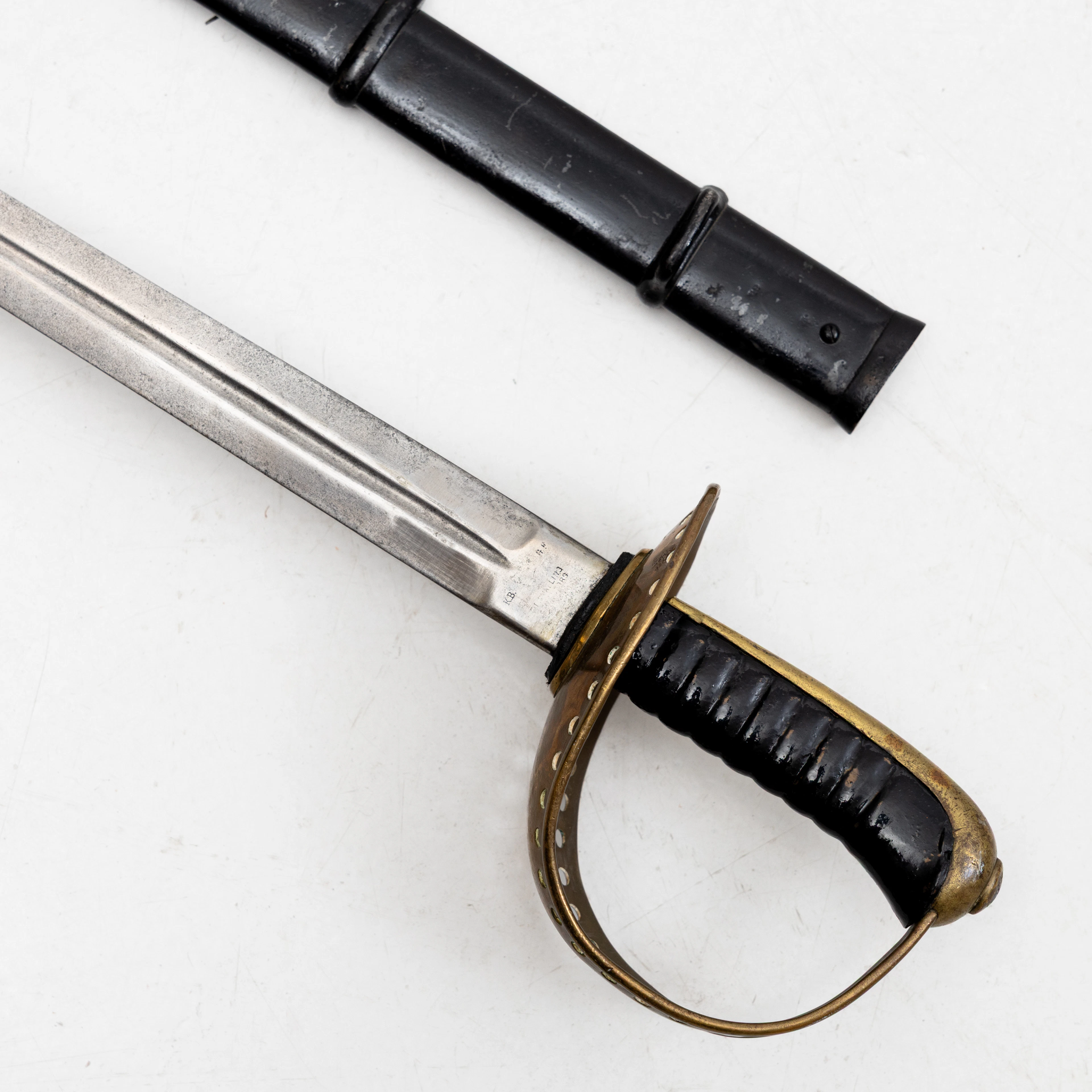 SABEL, med nummerriktig balja, Kavallerimanskap m/1893, E. Svalling
