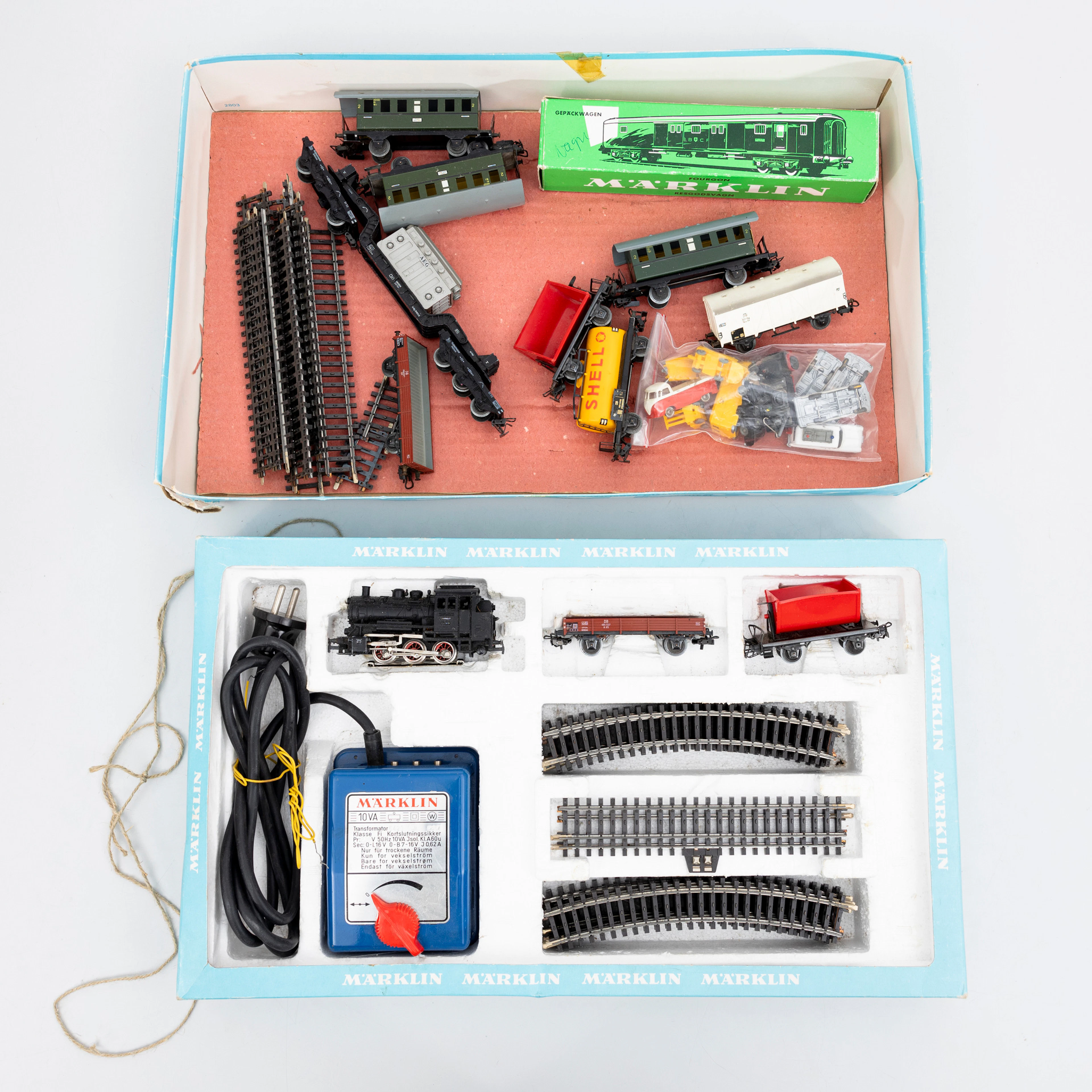 MÄRKLIN 2806 Startsats CM 800, K-räls, trafo, originalkartong. Tillkommer