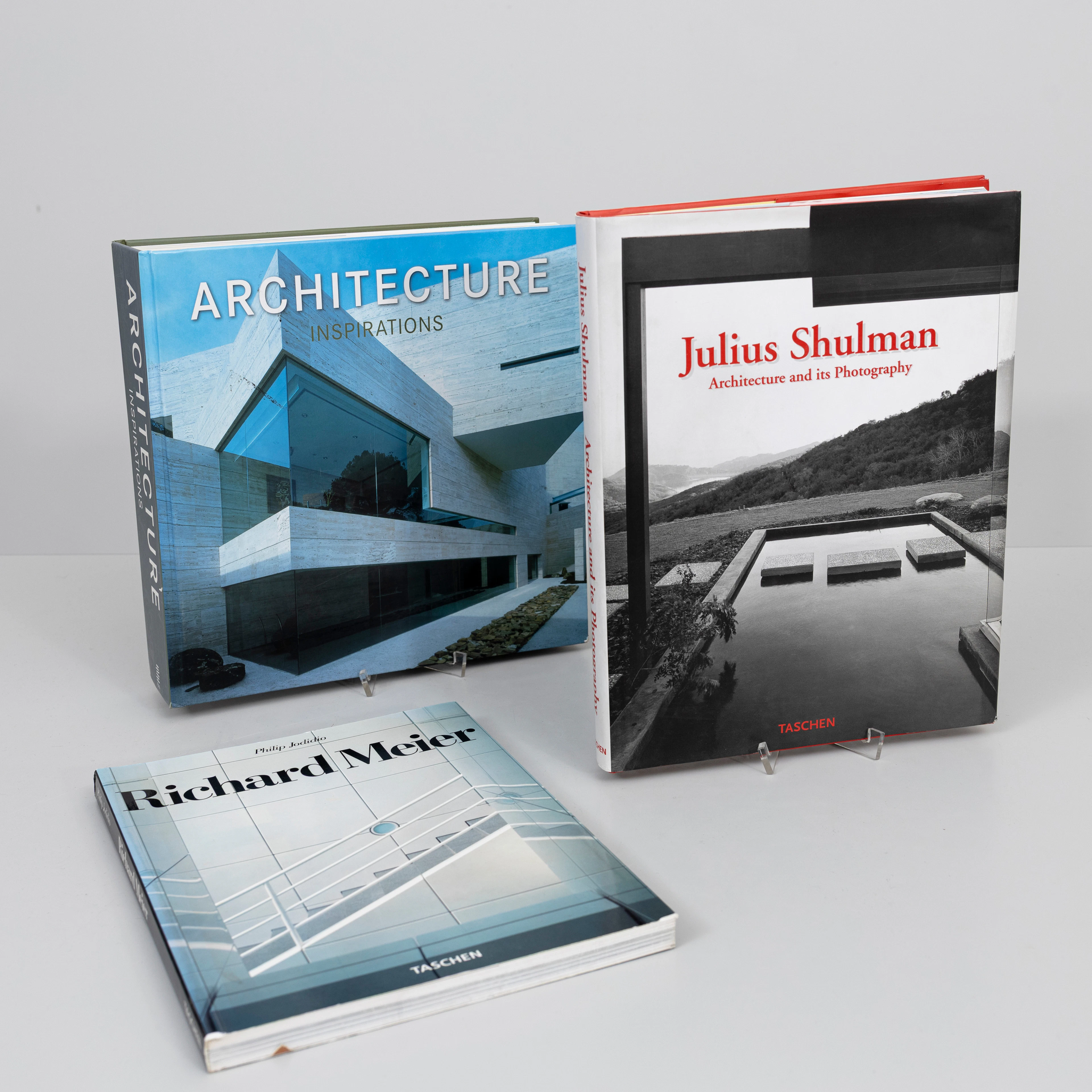 BÖCKER, 3 st Arkitektur, bla Julius Shulman.