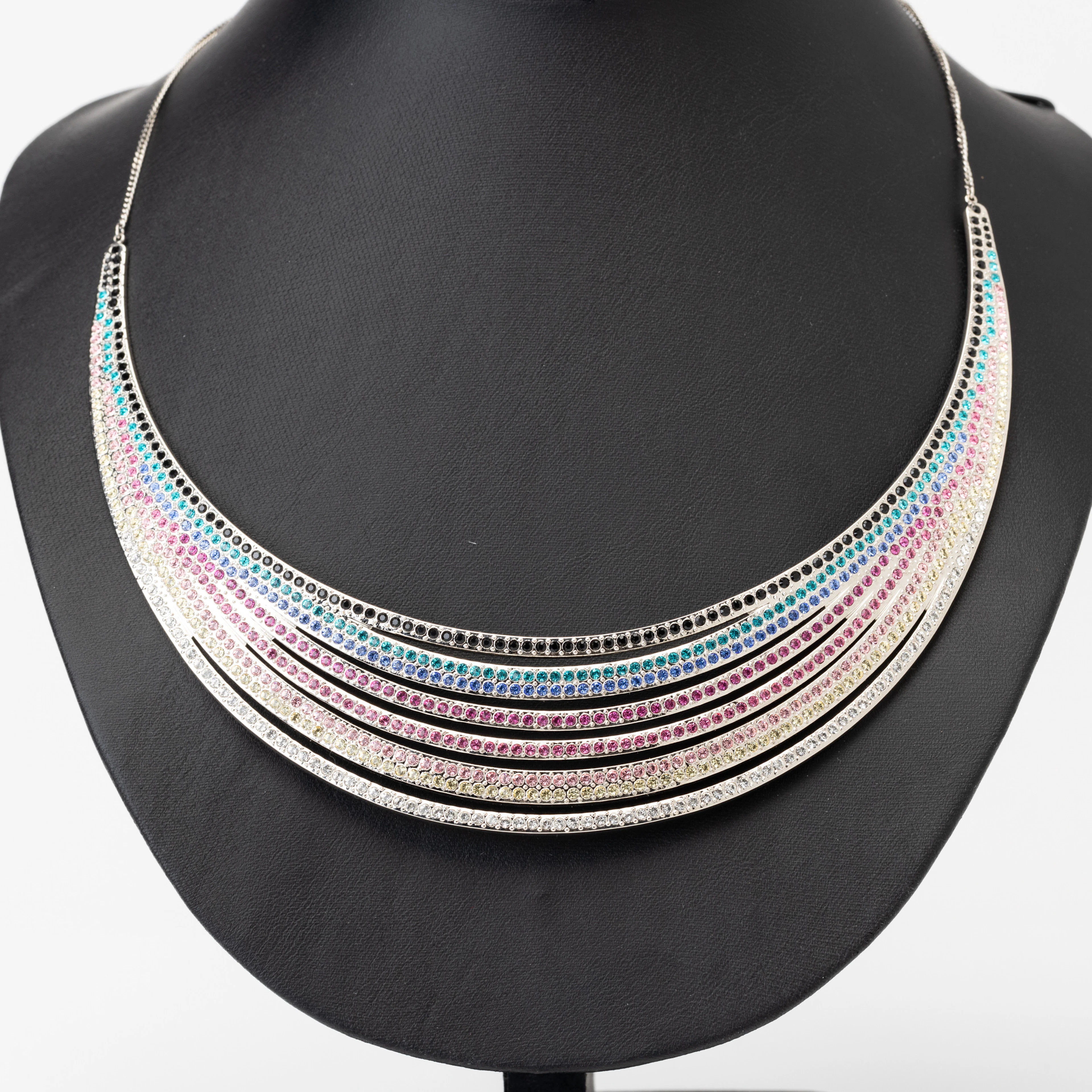 SWAROVSKI, collier, bijouteri, med etui.