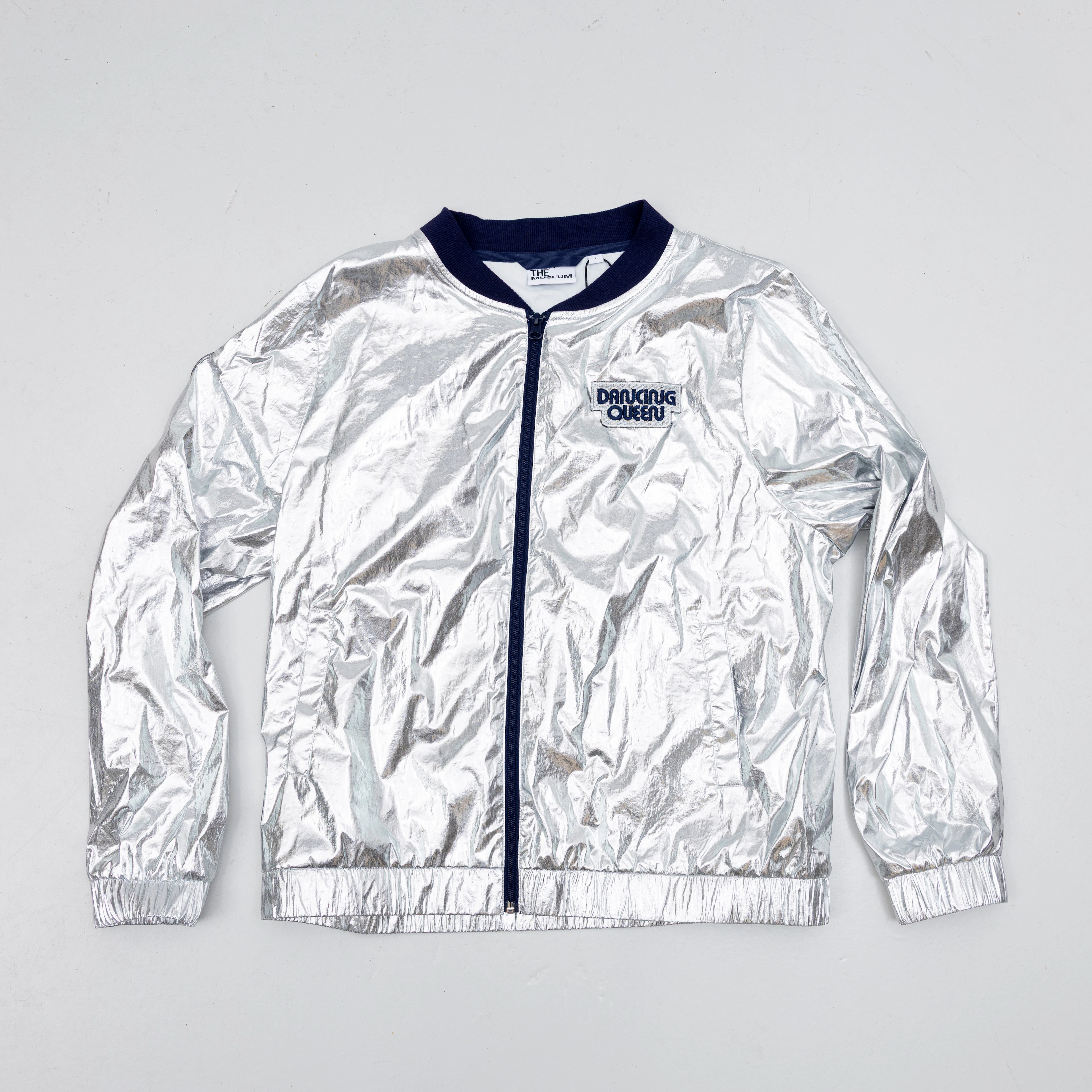 JACKA, "Dancing Queen Disco Bomber", silver, ABBA, the Museum, strl. L.