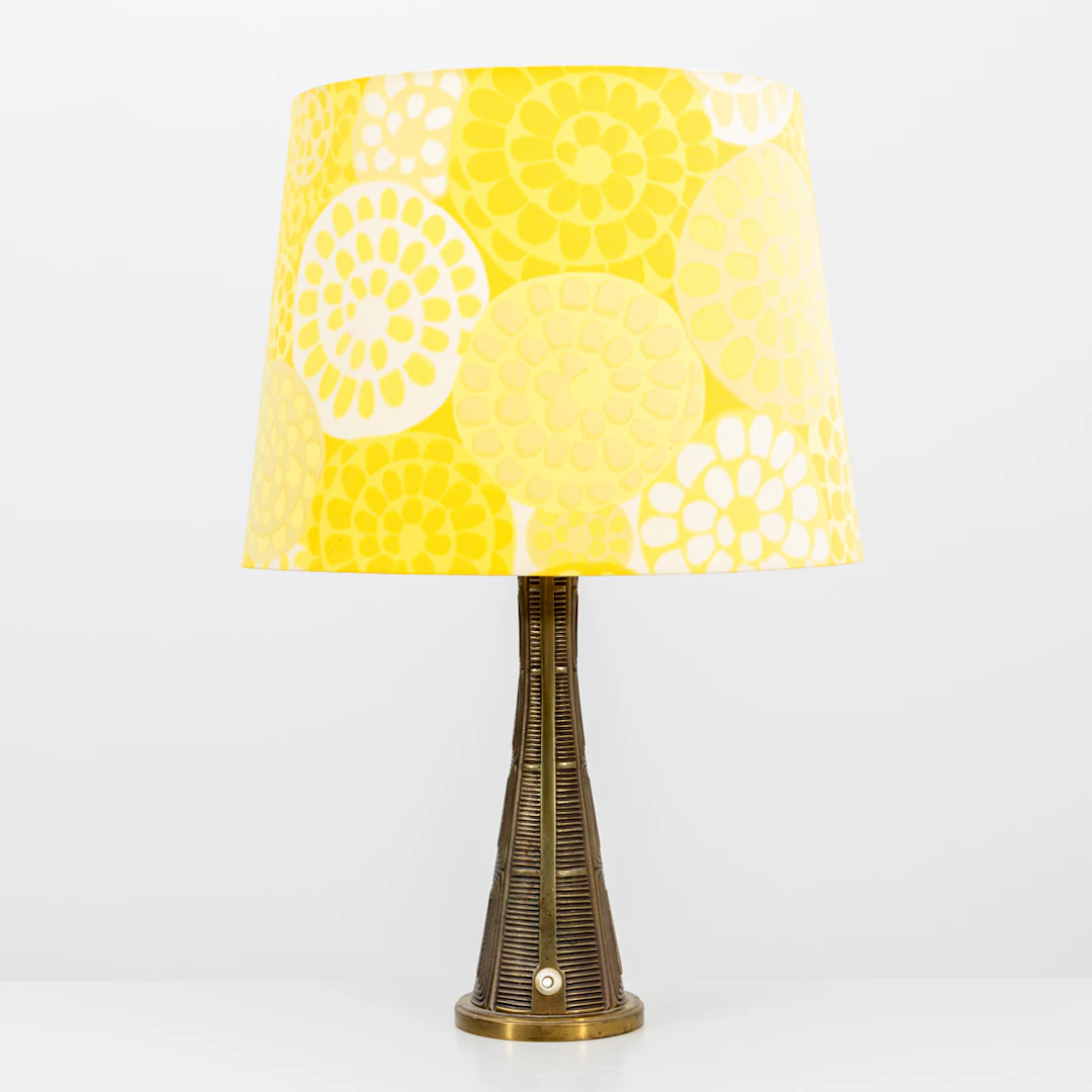 SONJA KATZIN (1919-2014). Bordslampa, mässing, modell 1140 för ASEA