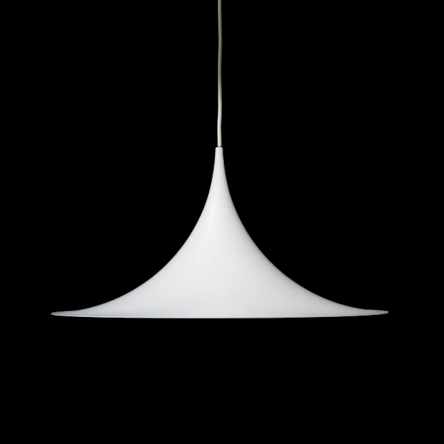 CLAUS BONDERUP & THORSTEN THORUP. Taklampa, "Semipendel", vitlackerad