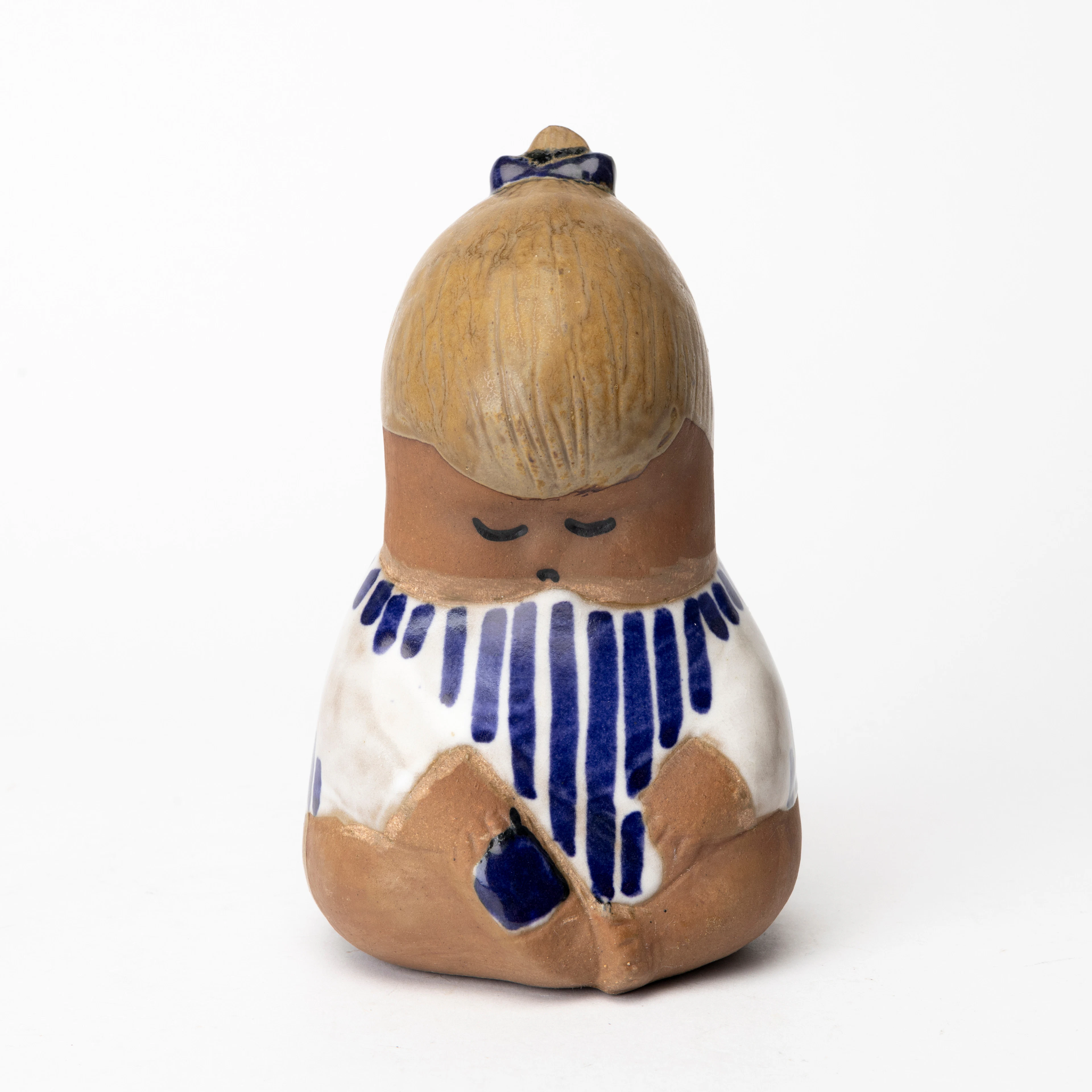 LISA LARSON. Figurin, stengods, "Johanna" ur serien "Larsons ungar"