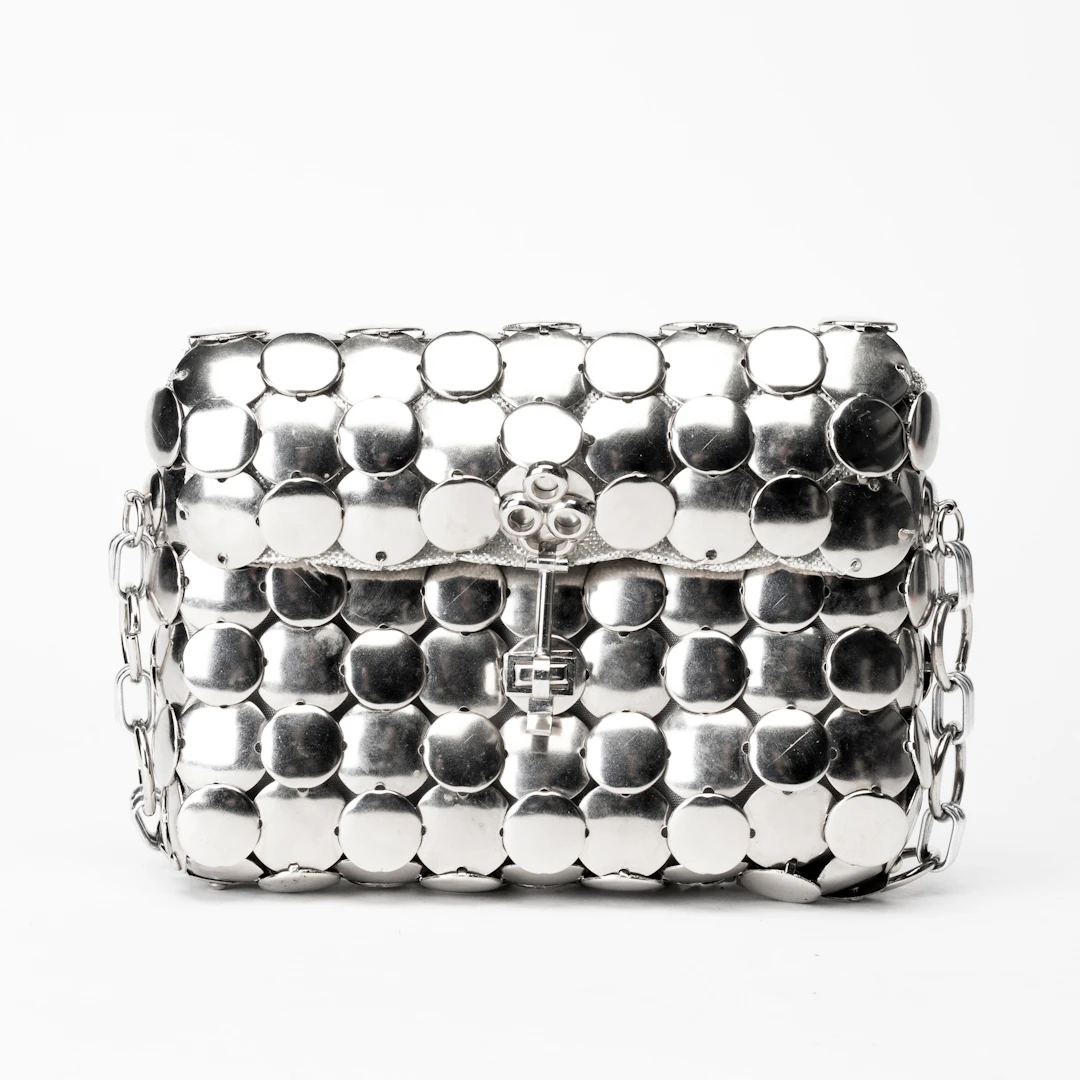 PACO RABANNE SPANIEN (1934-2023). Handväska, metall, Paris, Frankrike
