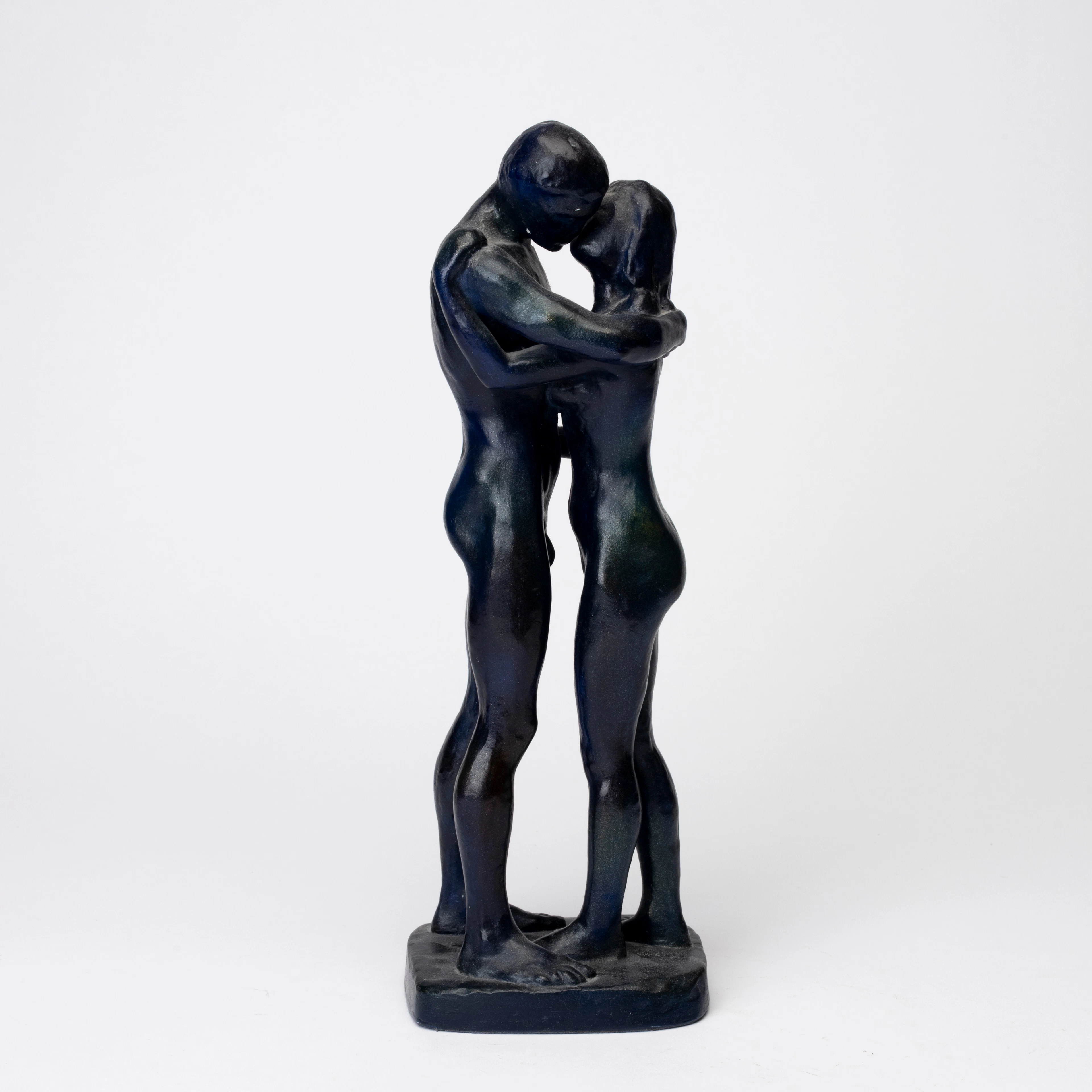 GUDMAR OLOVSON. "Les deux arbres"/"De två träden", skulptur, grönmålad