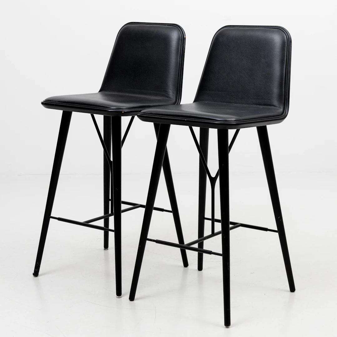 SPACE COPENHAGEN. Barstolar, 2 st, "Spine", modell 1730, Fredericia
