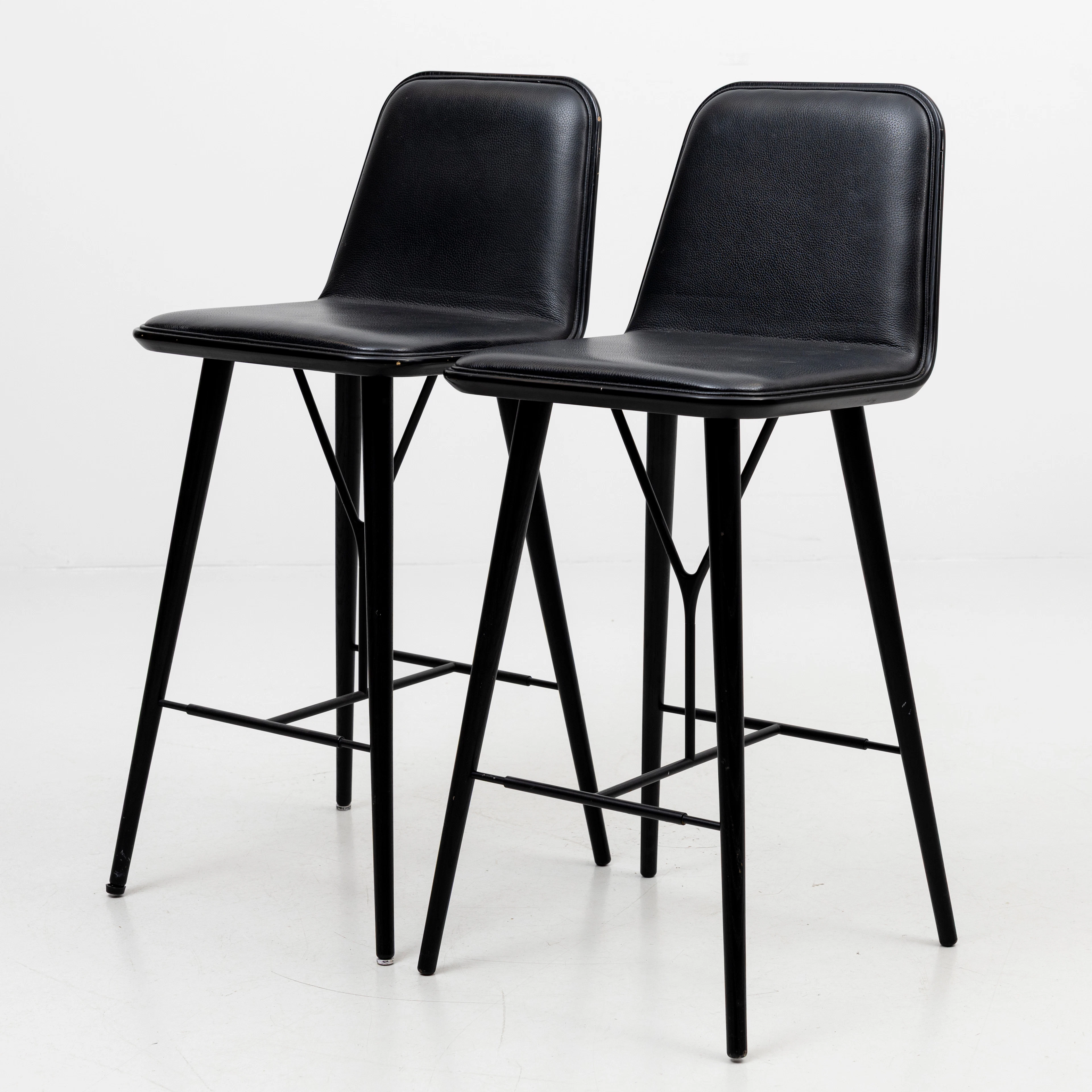 SPACE COPENHAGEN. Barstolar, 2 st, "Spine", modell 1730, Fredericia