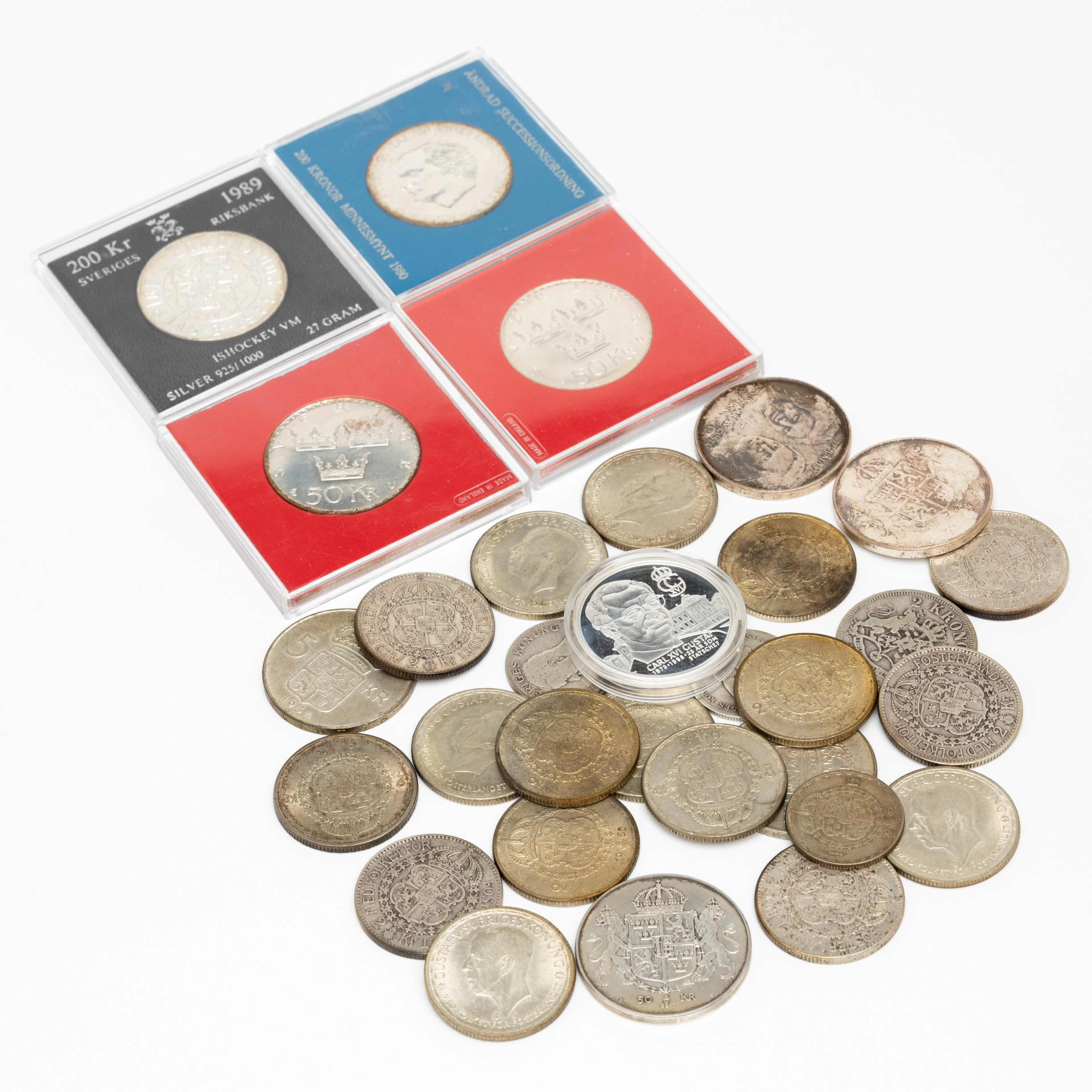 MYNT, silver, Sverige, 40-92,5%.