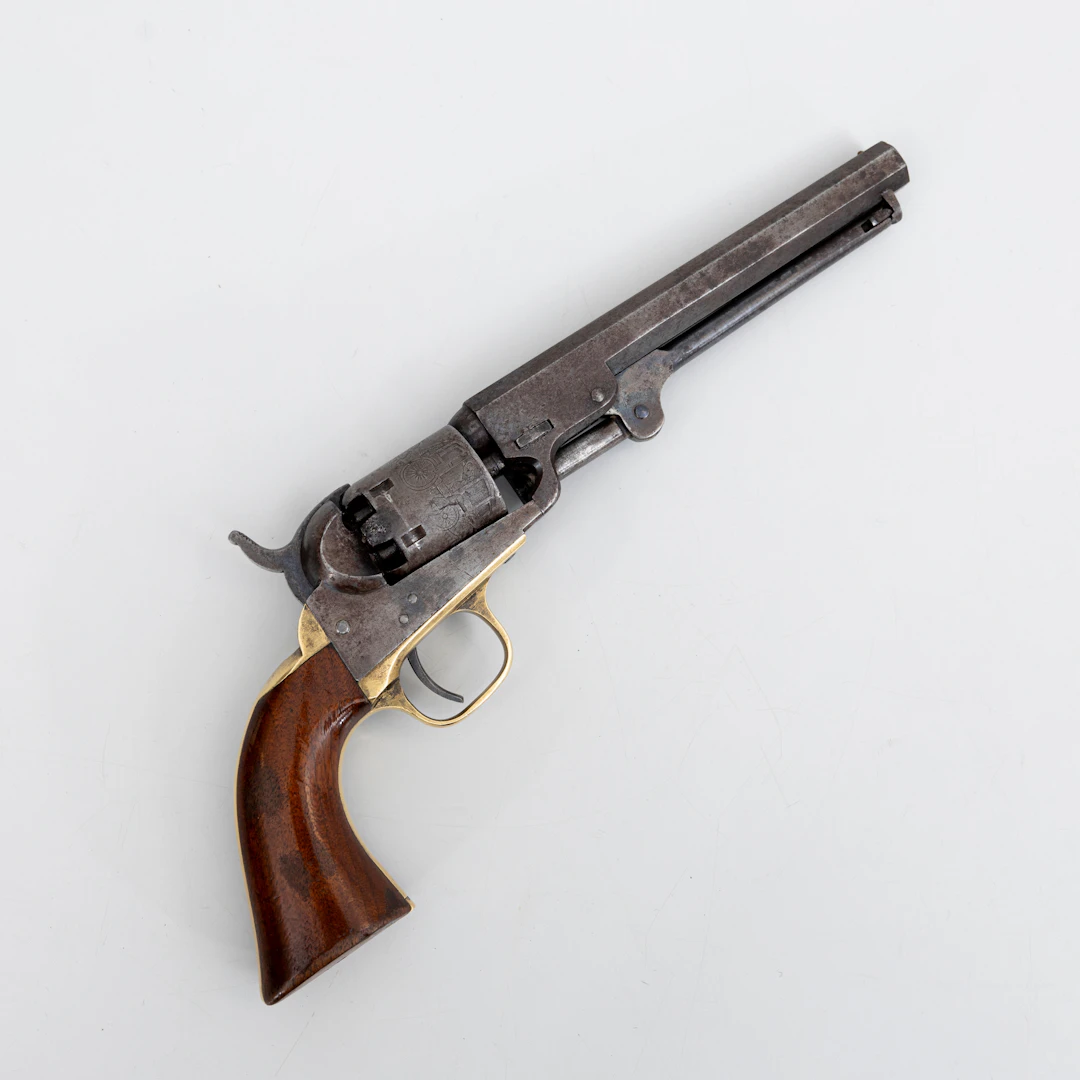 SLAGLÅSREVOLVER, Colt 1849 Pocket, 6 skott, 1800-talets andra hälft.