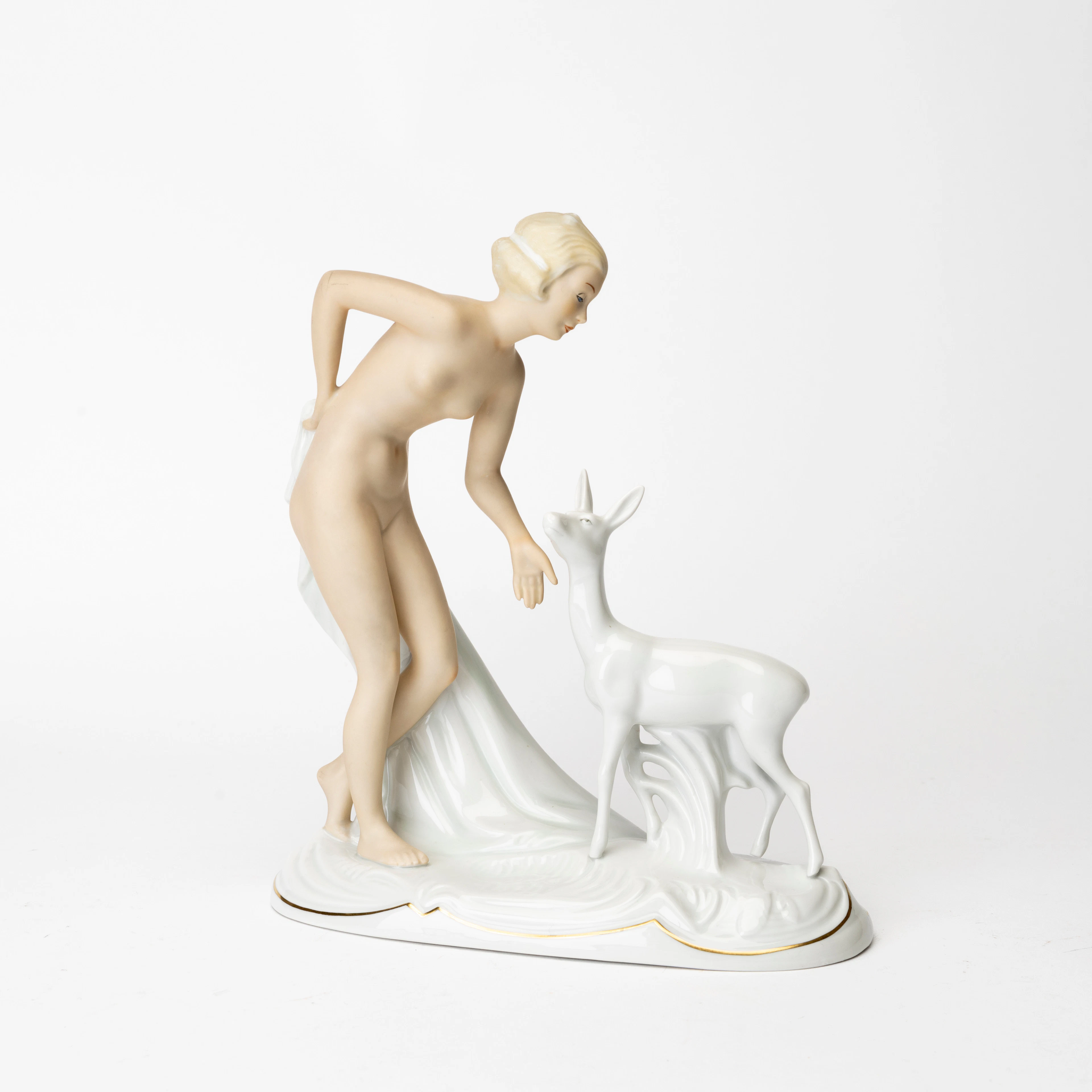 FIGURIN, porslin, Schaubach Kunst, Tyskland, 1900-talets andra hälft.