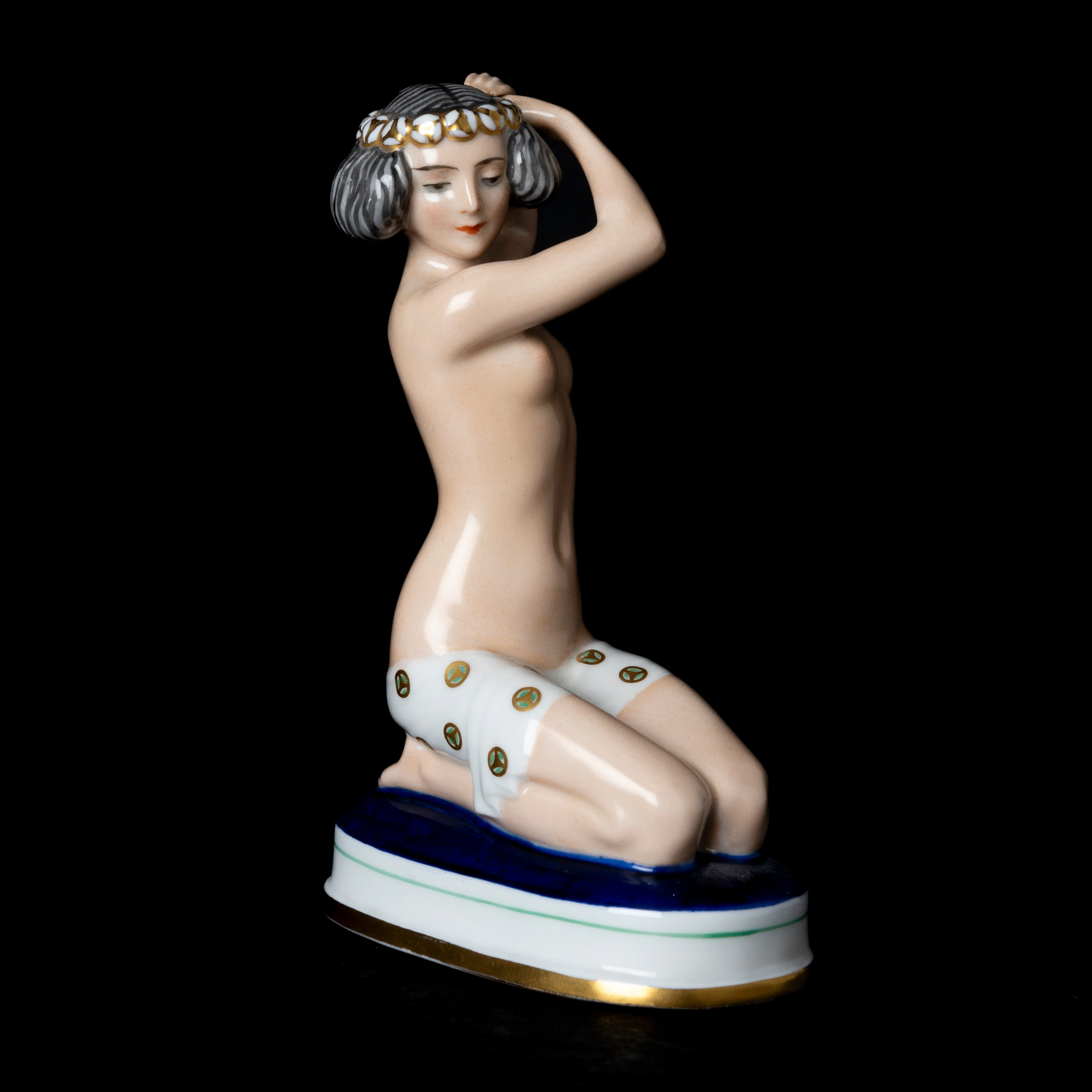 ALBERT CAASMANN. Figurin, porslin, "Ariadne", Rosenthal, Tyskland.