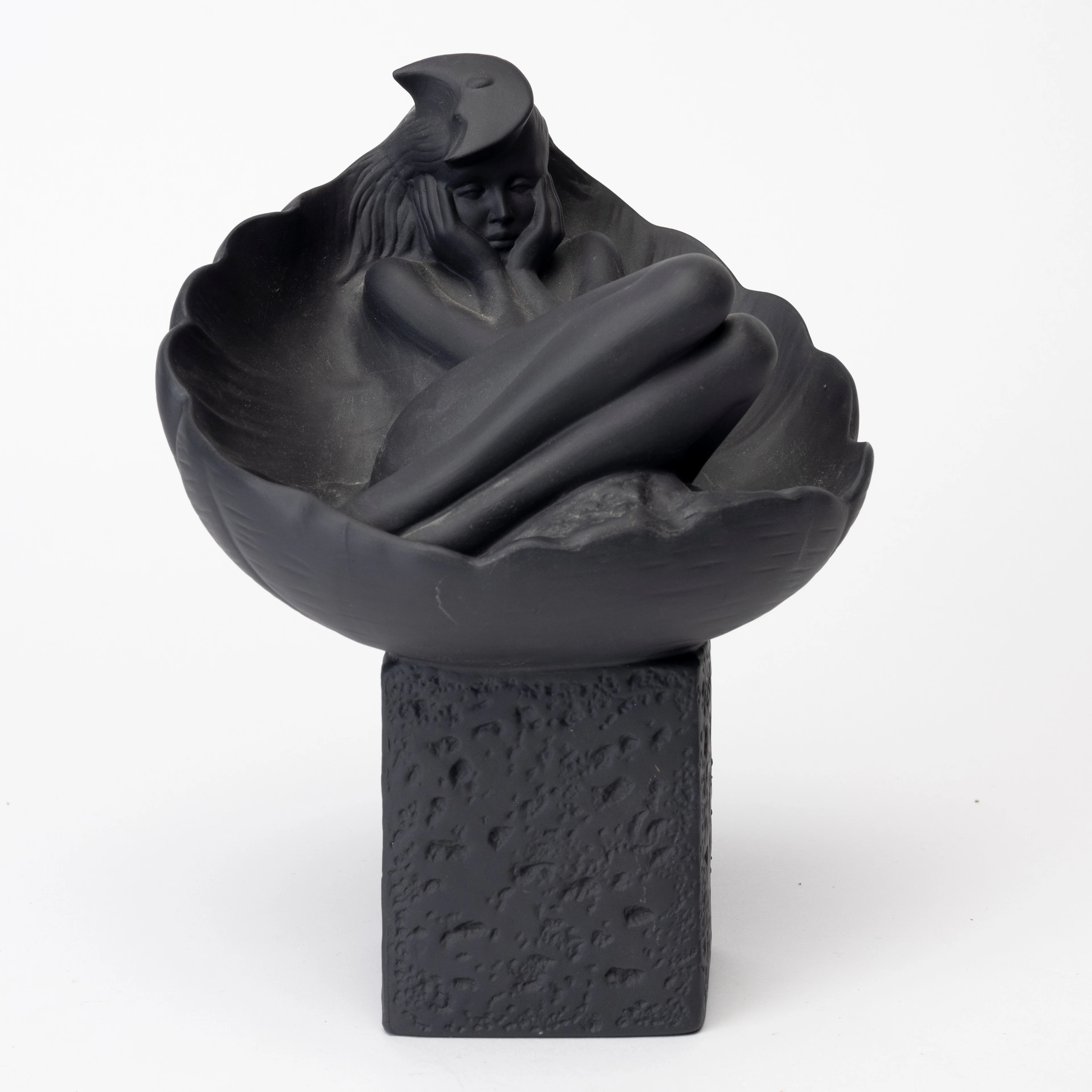 CHRISTEL MAROTT. figurin, "Cancer", parian, Royal Copenhagen, Danmark.