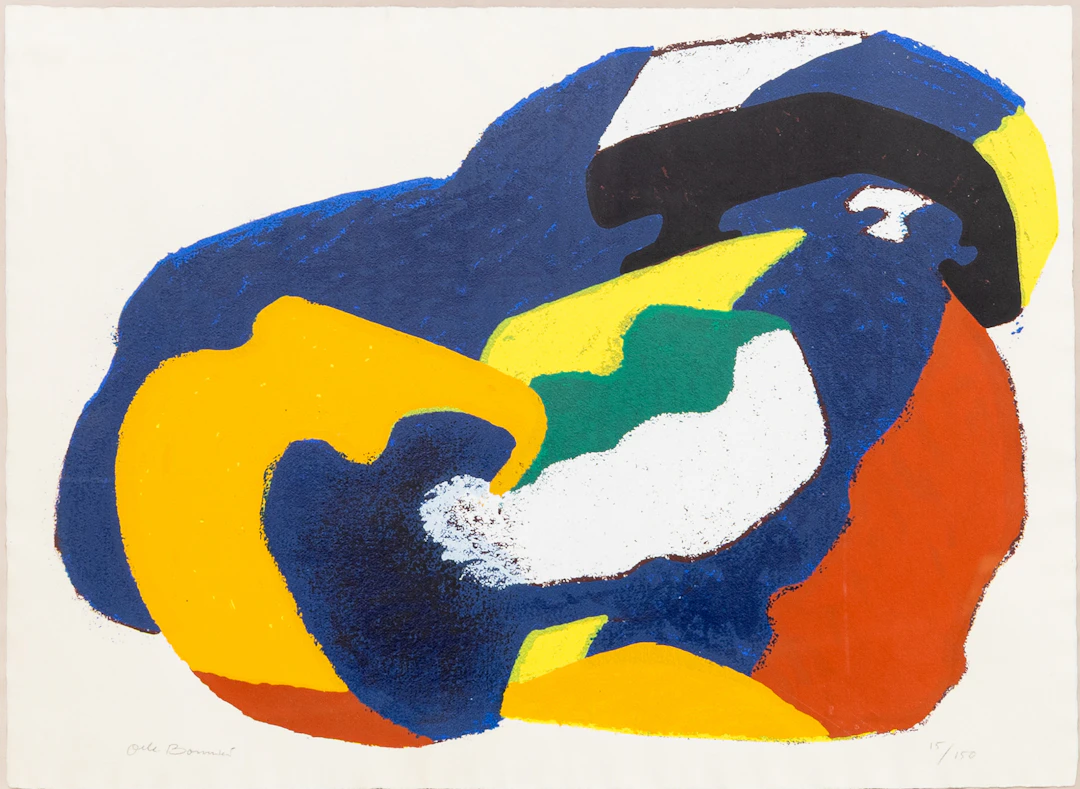 OLLE BONNIER. "El Macho", litografi, signerad, numrerad 15/150, 1976.
