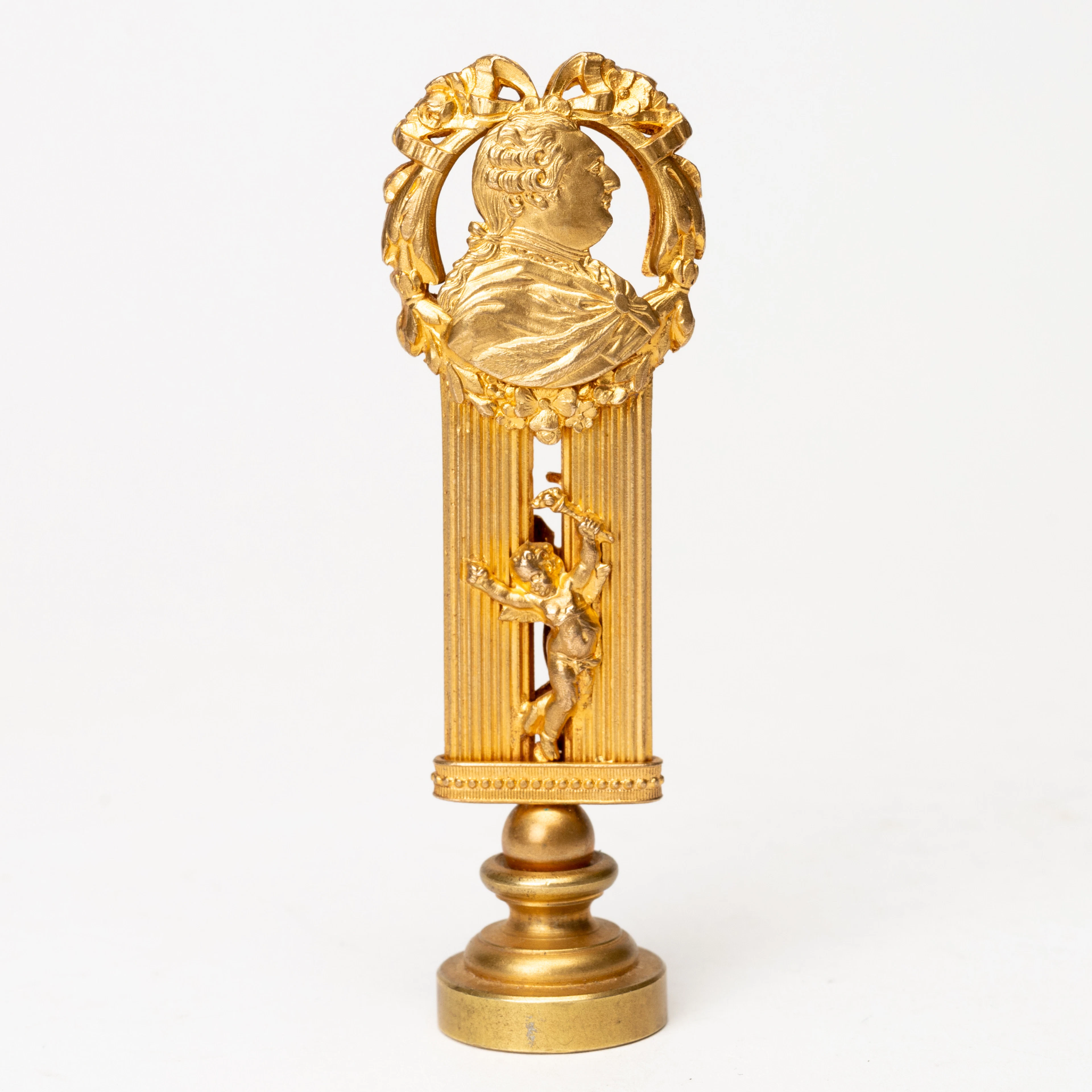 SIGILL, förgylld mässing, 1800-/1900-tal.