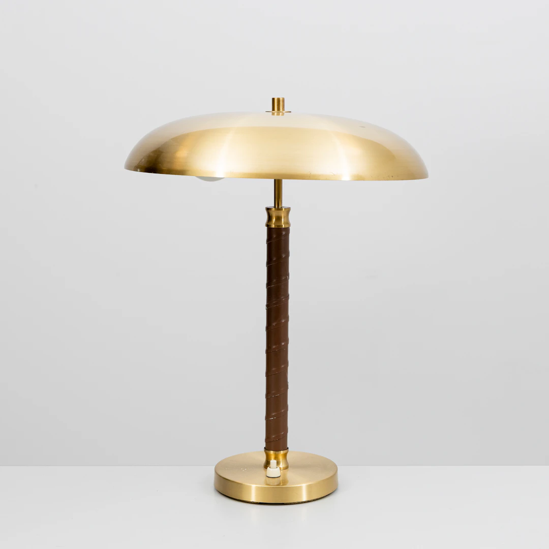 BORDSLAMPA, mässing, modell 8456 Swedish Modern, Boréns, 1900-talets mitt.