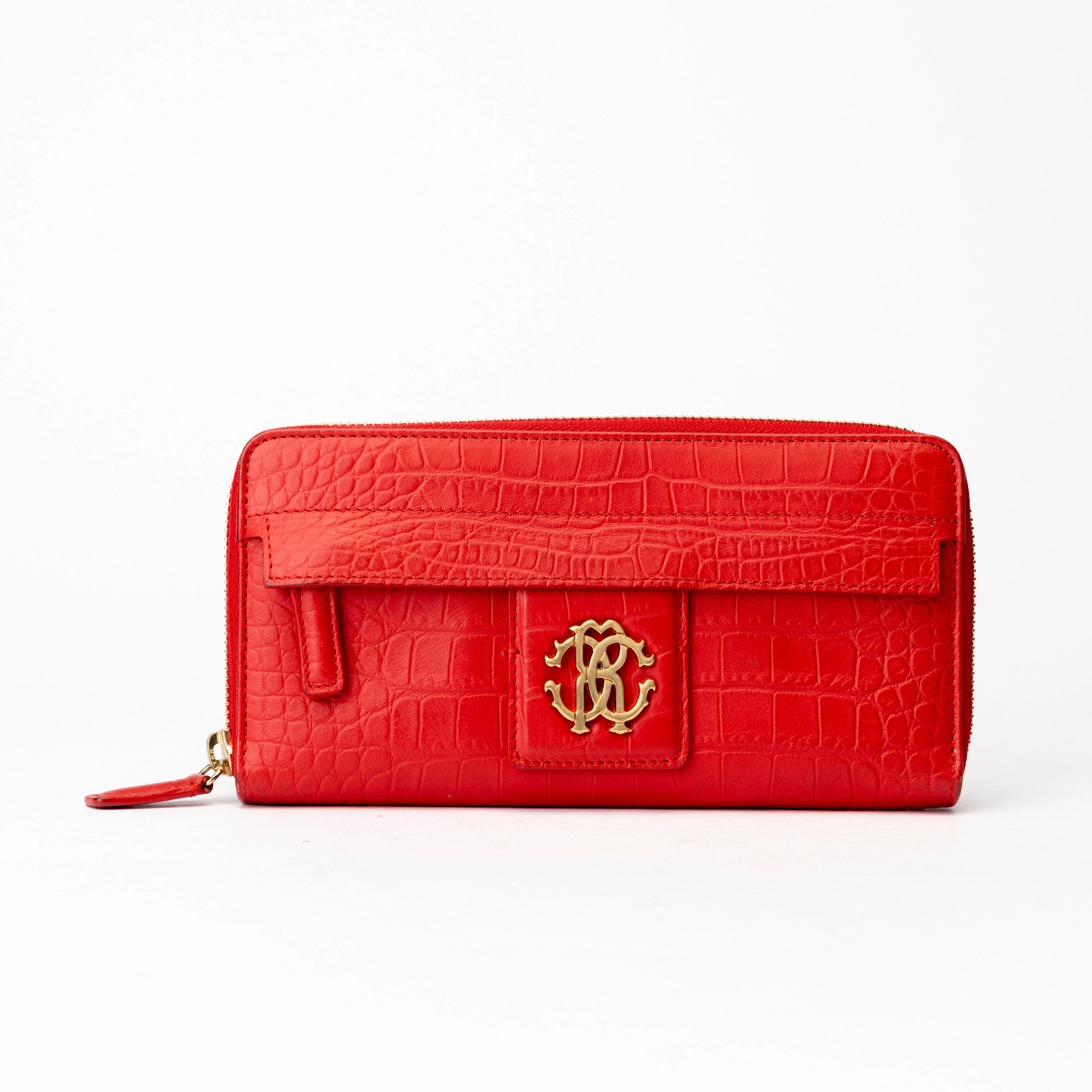 ROBERTO CAVALLI. Plånbok, "Wallet Diva zip around", 2000-tal.