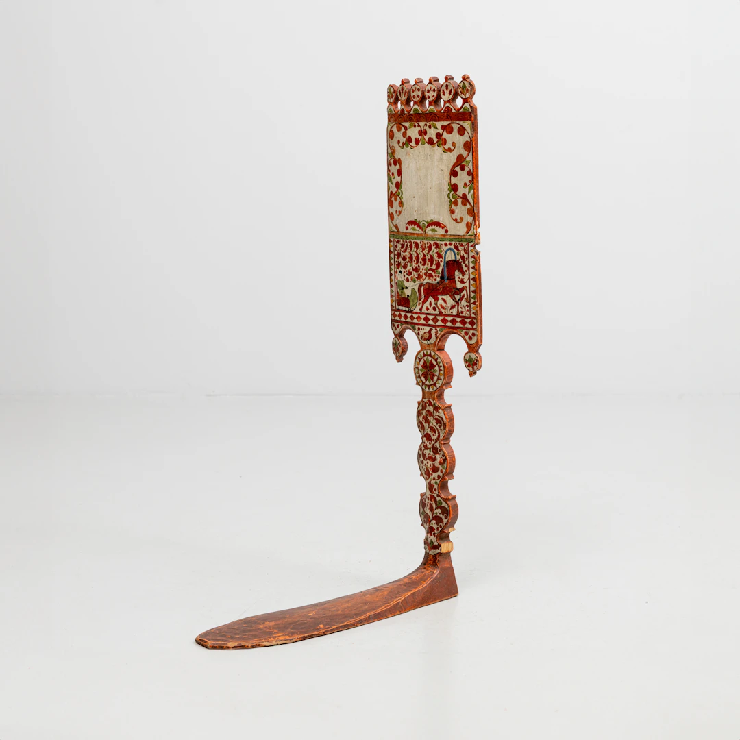 VÄVSTOL / LINFÄSTE, Ryssland, 1800/1900-tal.