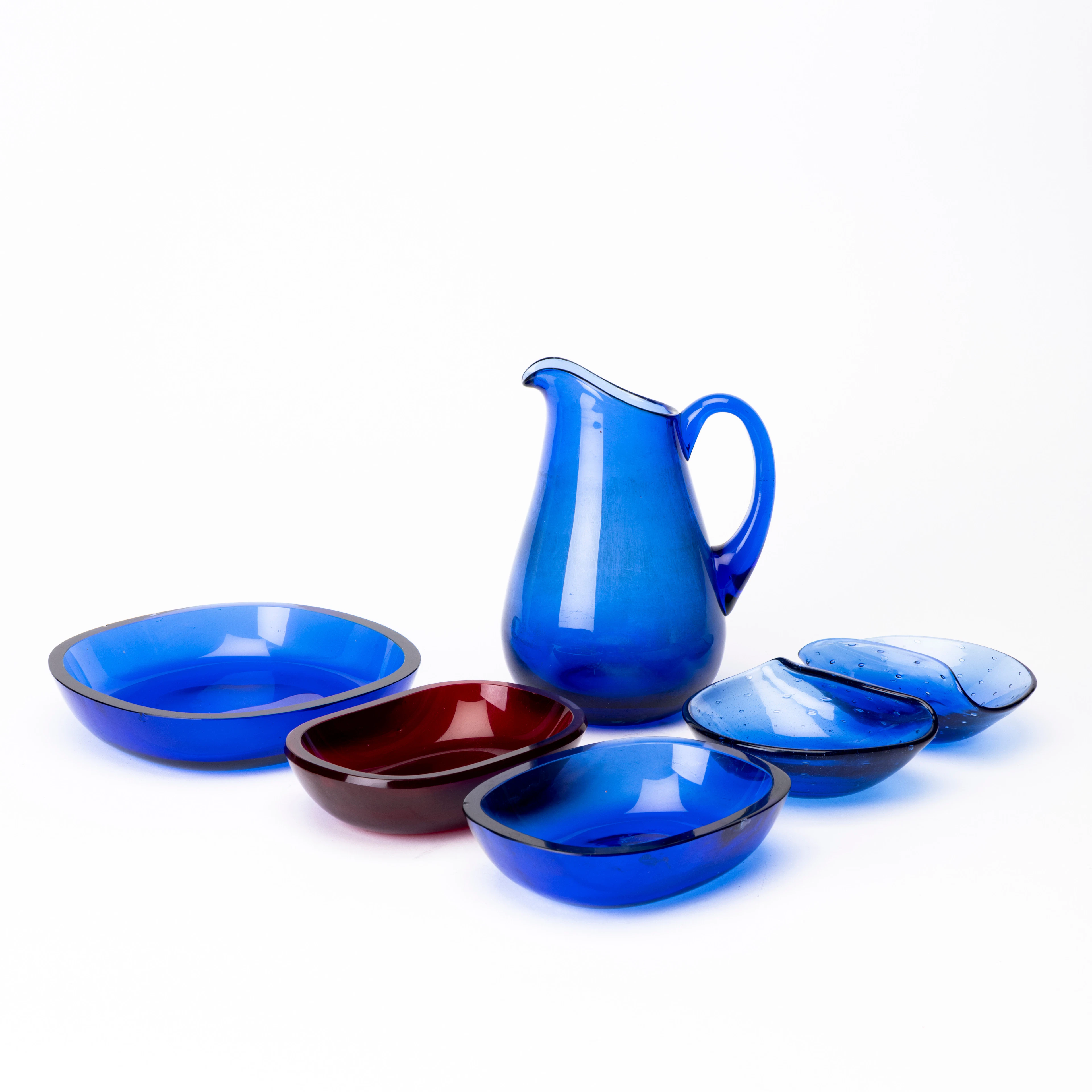 REIJMYRE, 6 delar, glas, 1950/60-tal.