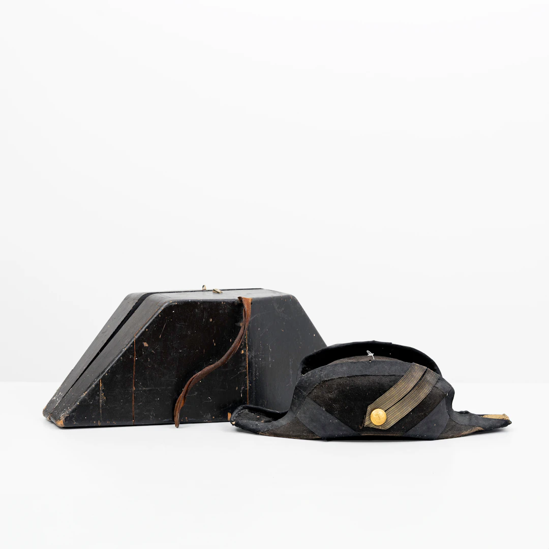BICORNE, svensk, med ask, 1800-tal.