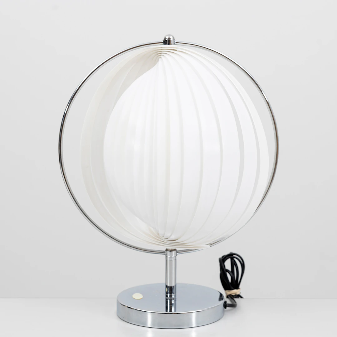 BORDSLAMPA, metall och plast, s.k. "Moonlamp", Kare Design.
