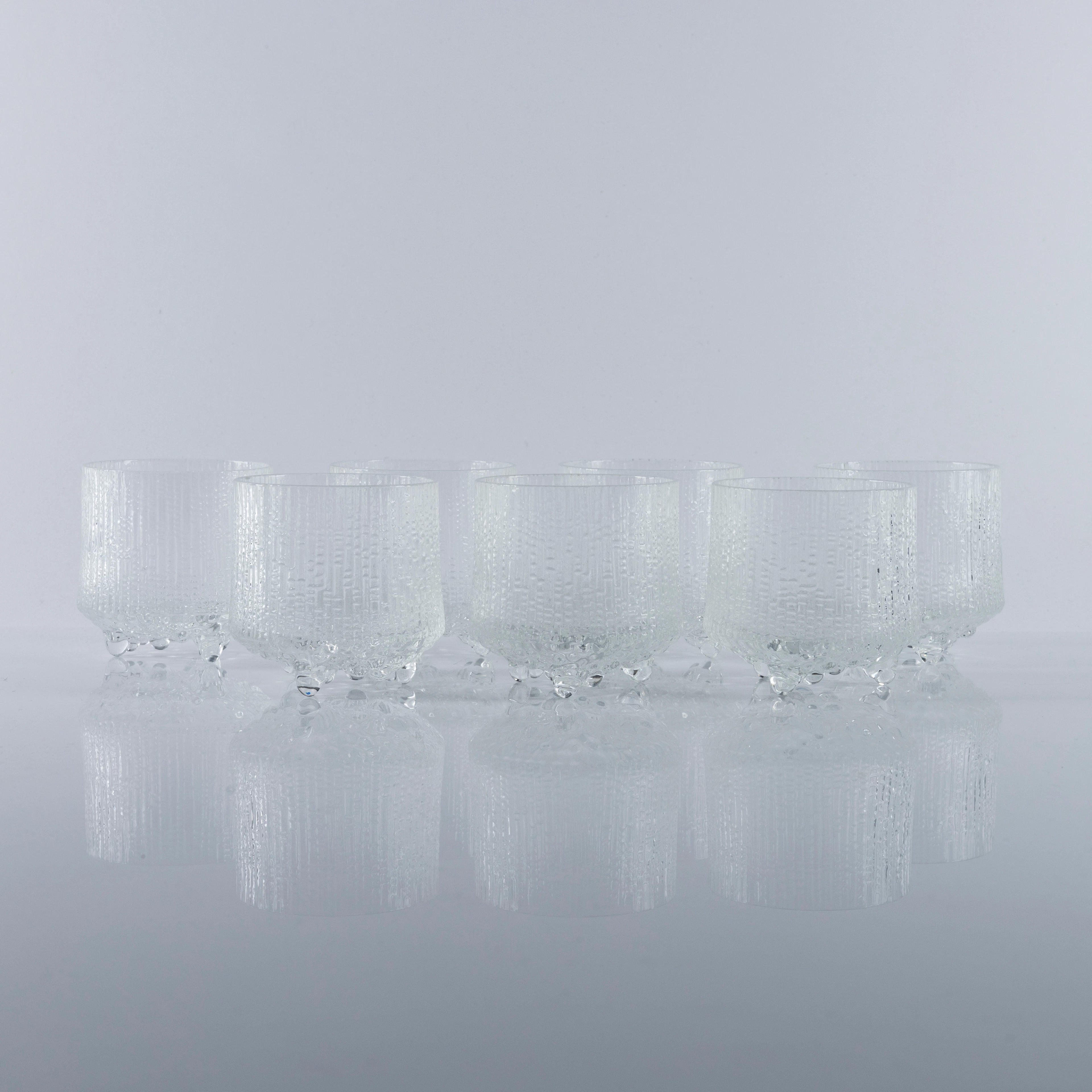 TAPIO WIRKKALA. Glas, 7 st, "Ultima Thule", IIttala, Finland.