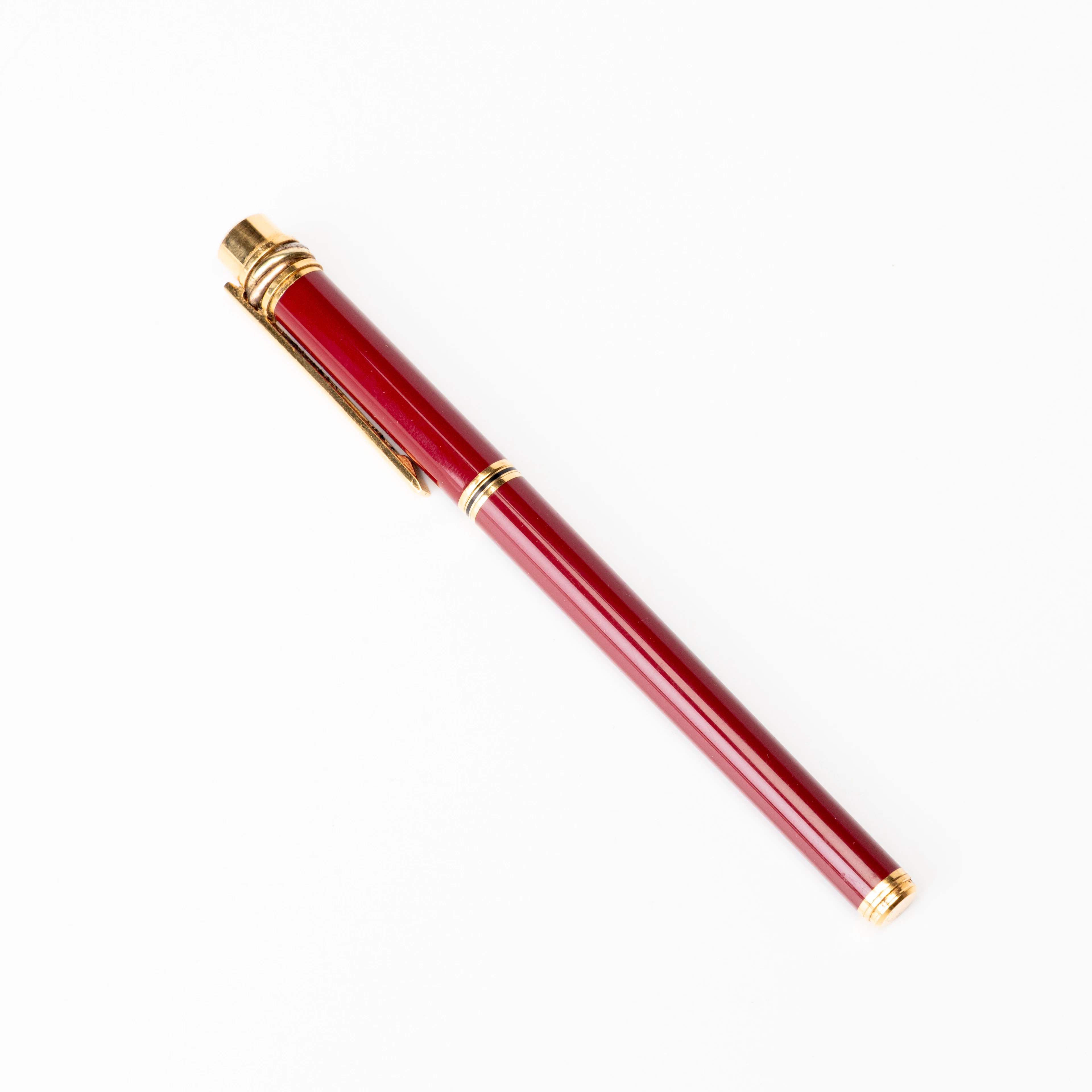 RESEVOARPENNA, Must de Cartier, "Trinity", pennspets av 18K guld, 1980-tal.