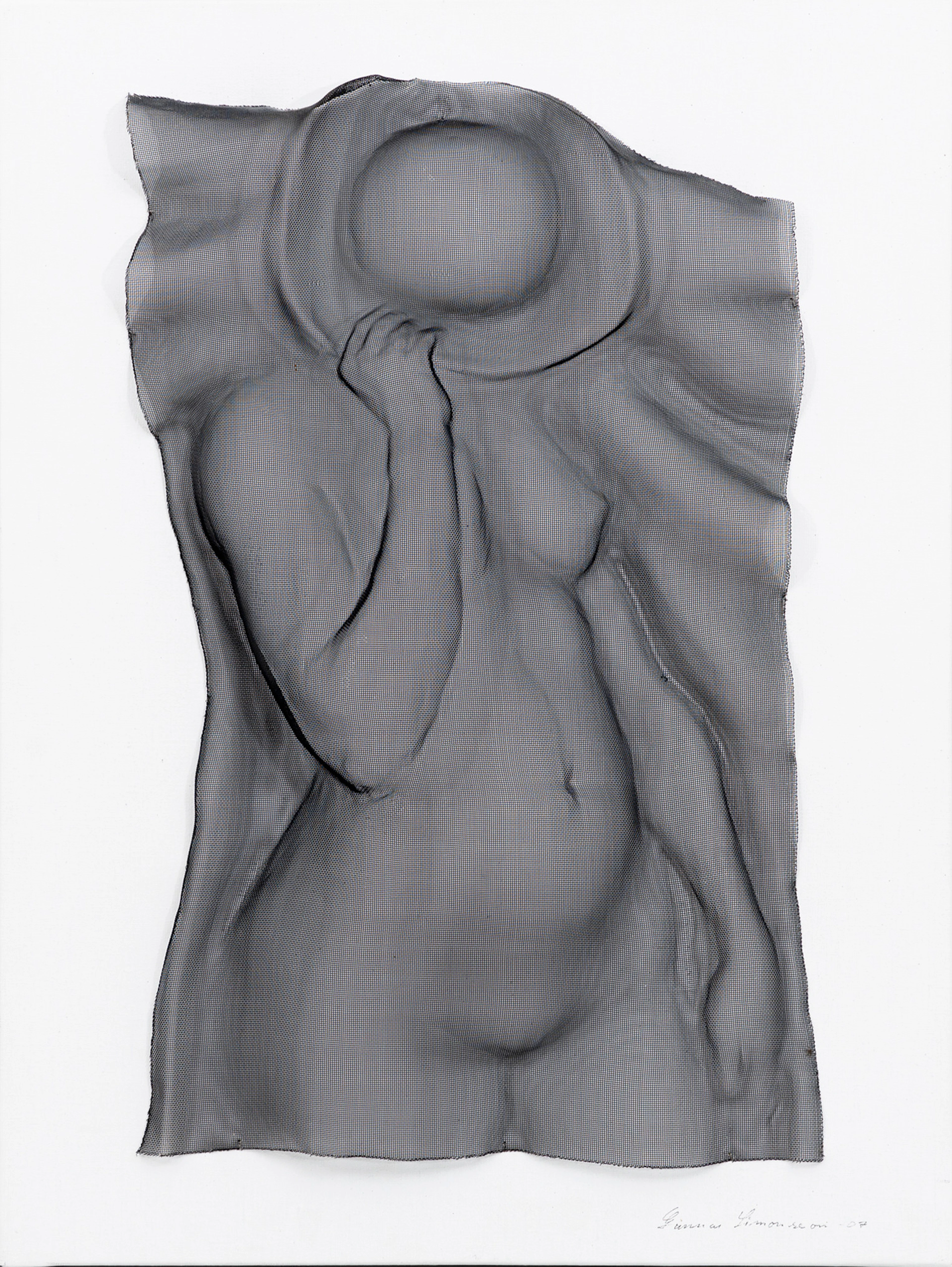 GUNNAR SIMONSSON. "Moulin rouge" Skulptur, monterad på canvas, signerad