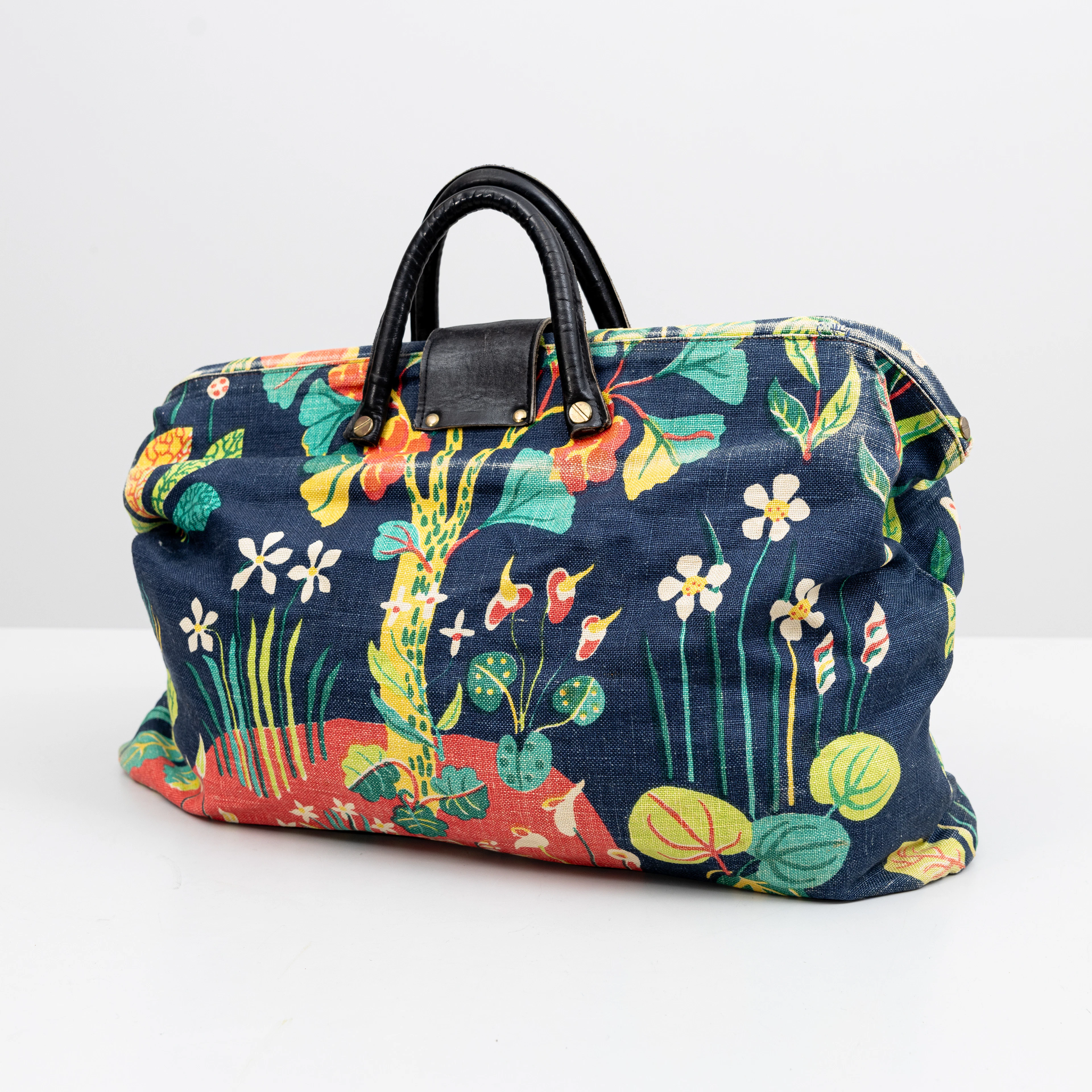 JOSEF FRANK. Handväska, lin, "Tournai", för Firma Svenskt Tenn.