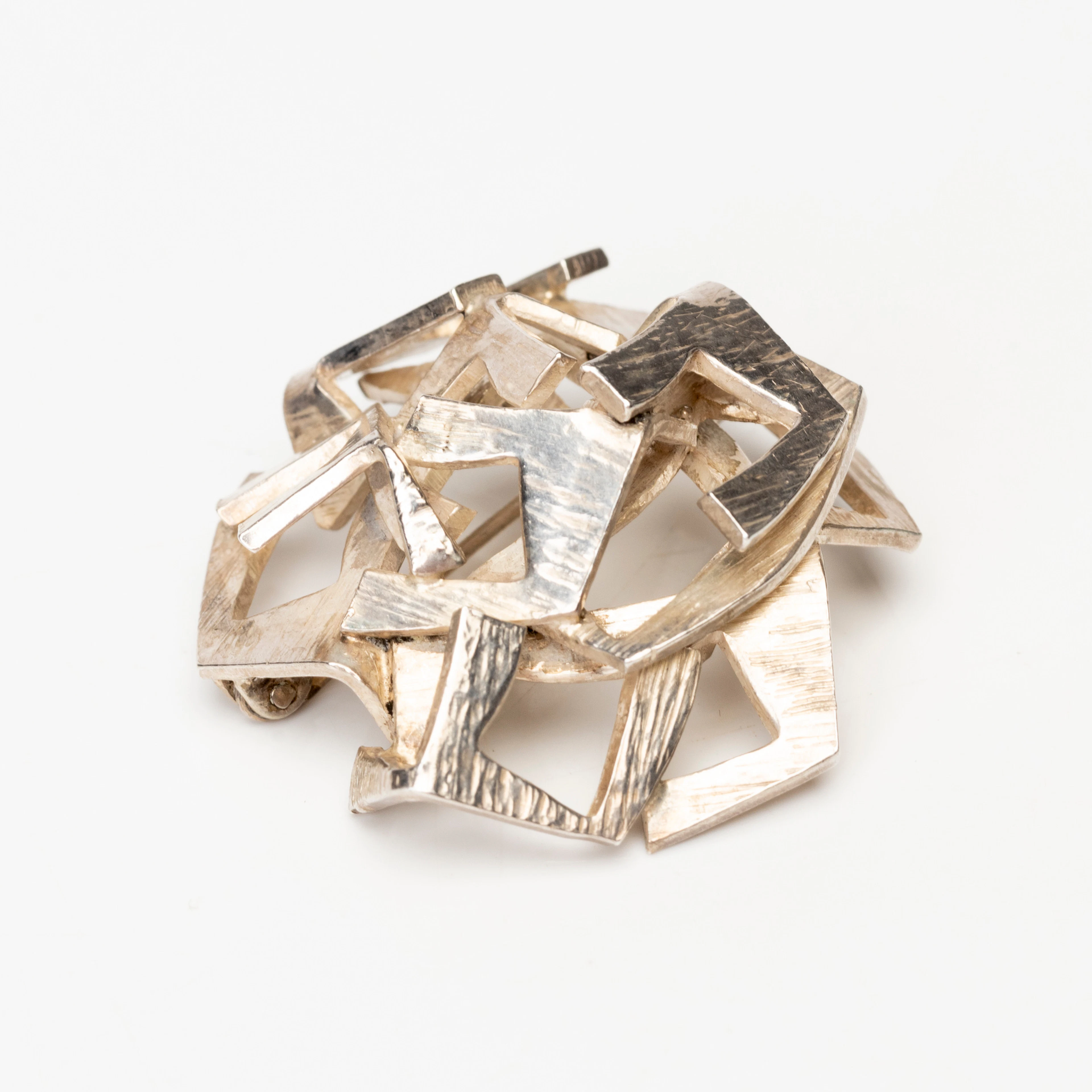 REY URBAN. Brosch, sterling silver, signerad, 1975.