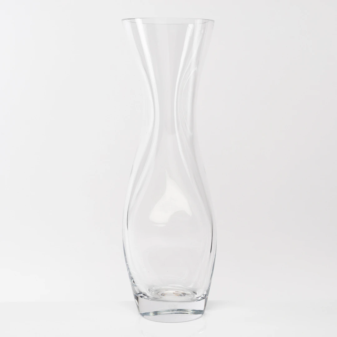 LENA BERGSTRÖM. Vas, glas, "Squeeze", monogramsignerad, Orrefors.