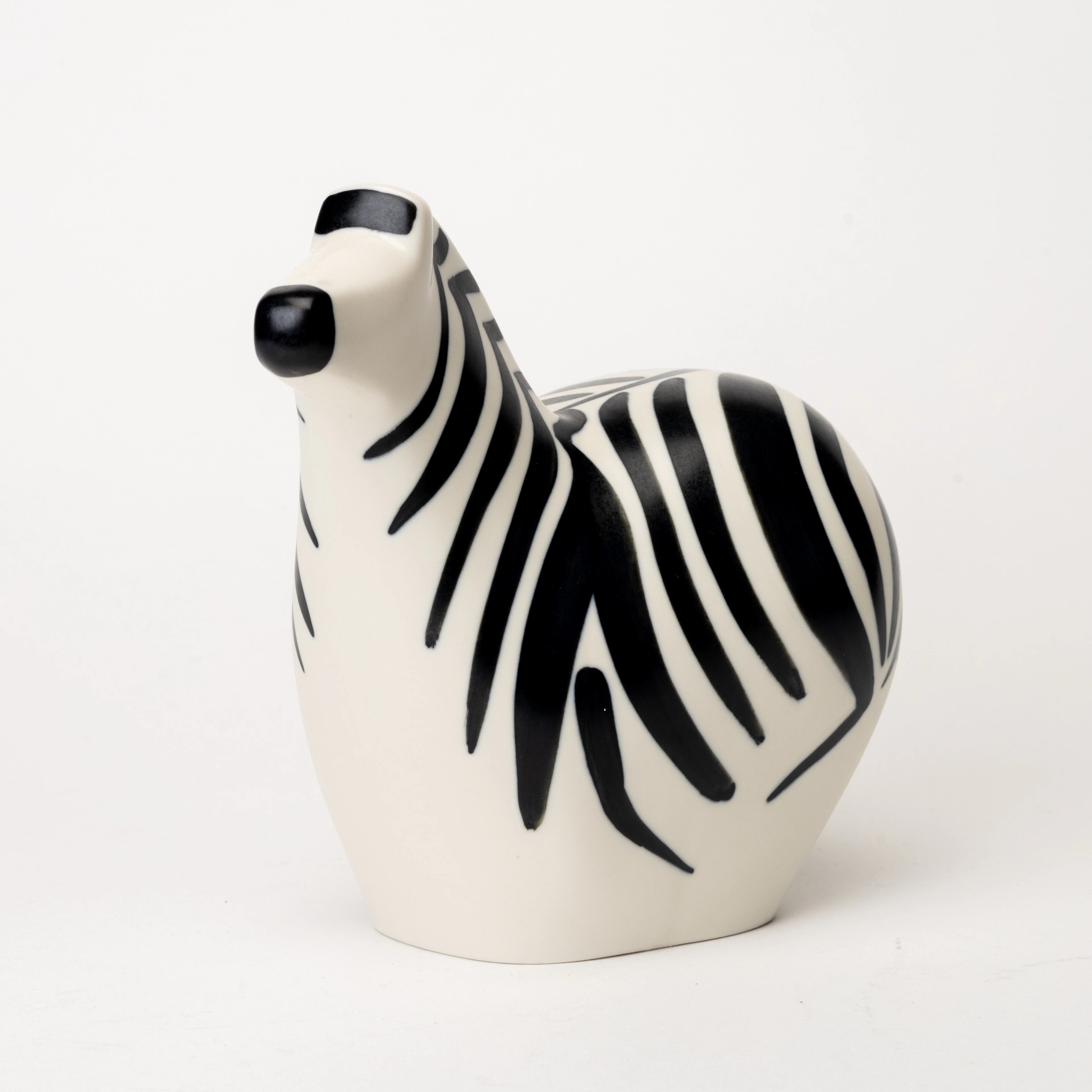 LILLEMOR MANNERHEIM. Figurin, stengods, Zebra, för WWF ur serien "De
