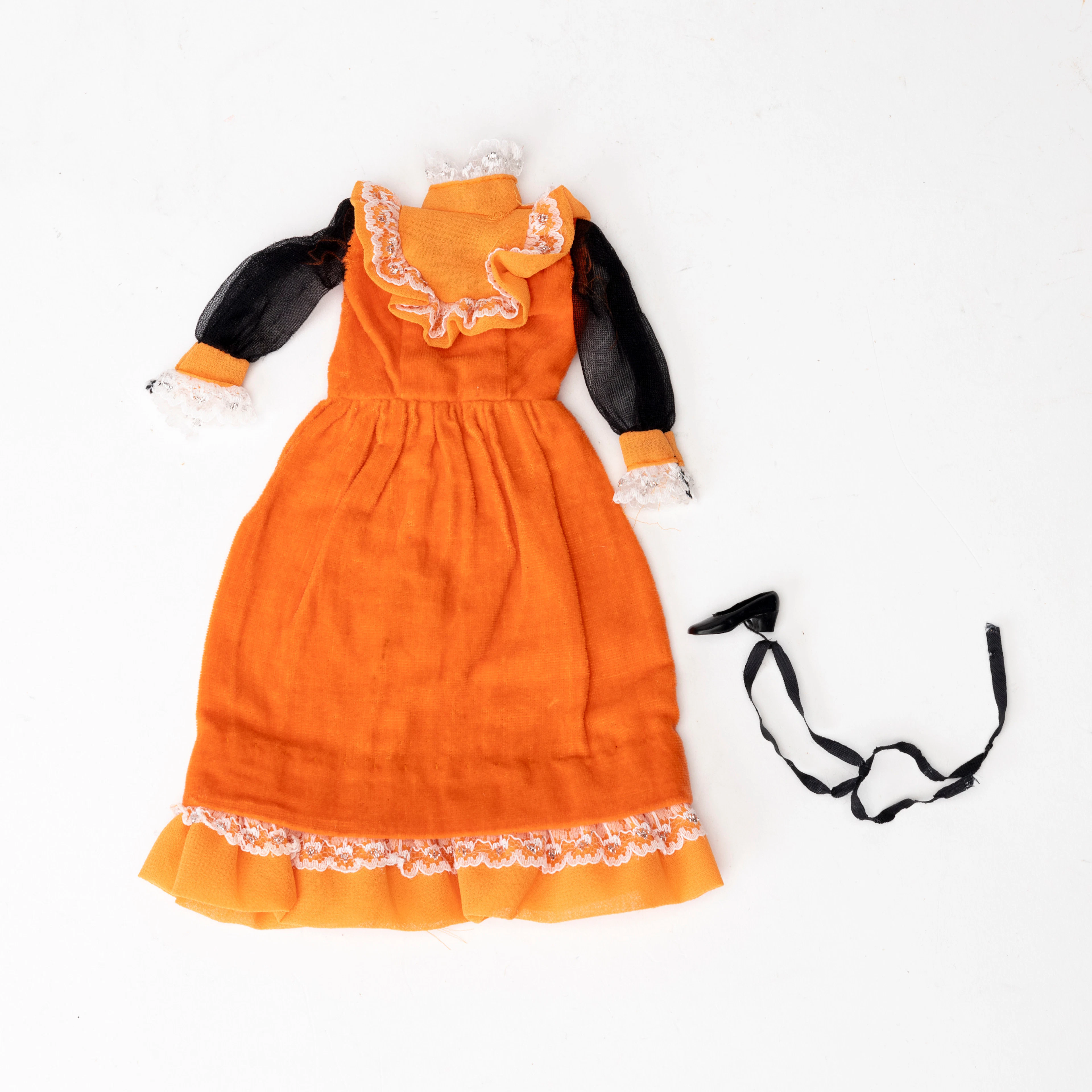 MATTEL INC. Barbie klänning #3490 Party Lines, 1970-tal.