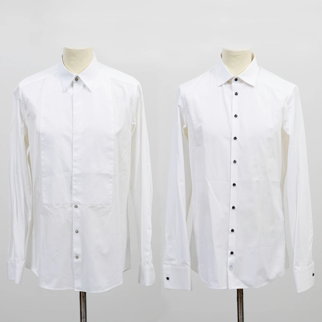 SKJORTOR, 2 st, Dolce & Gabbana resp Dsquared, storlek 16 1/2/42 resp 15/54.