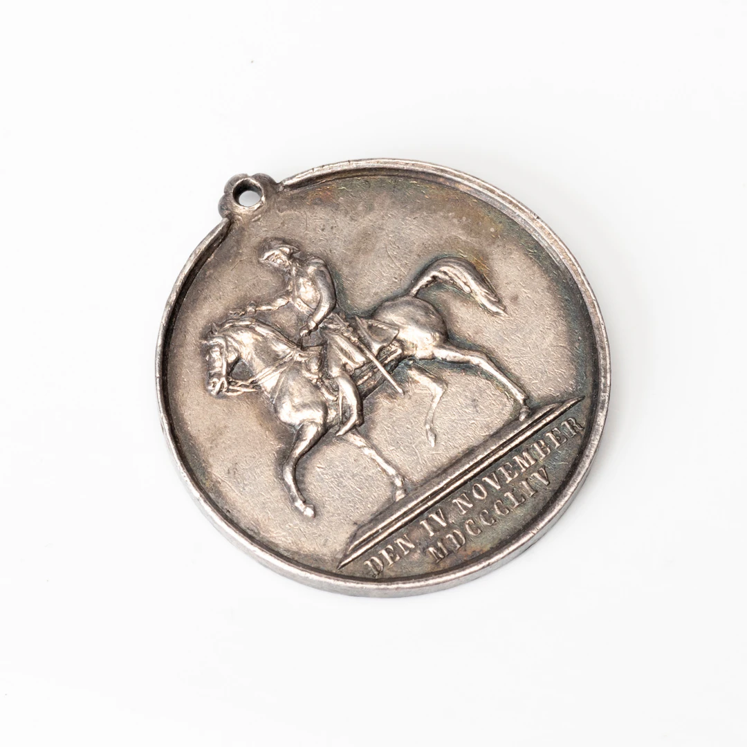 MEDALJ, Karl Johansmedaljen, silver, 1800-tal.