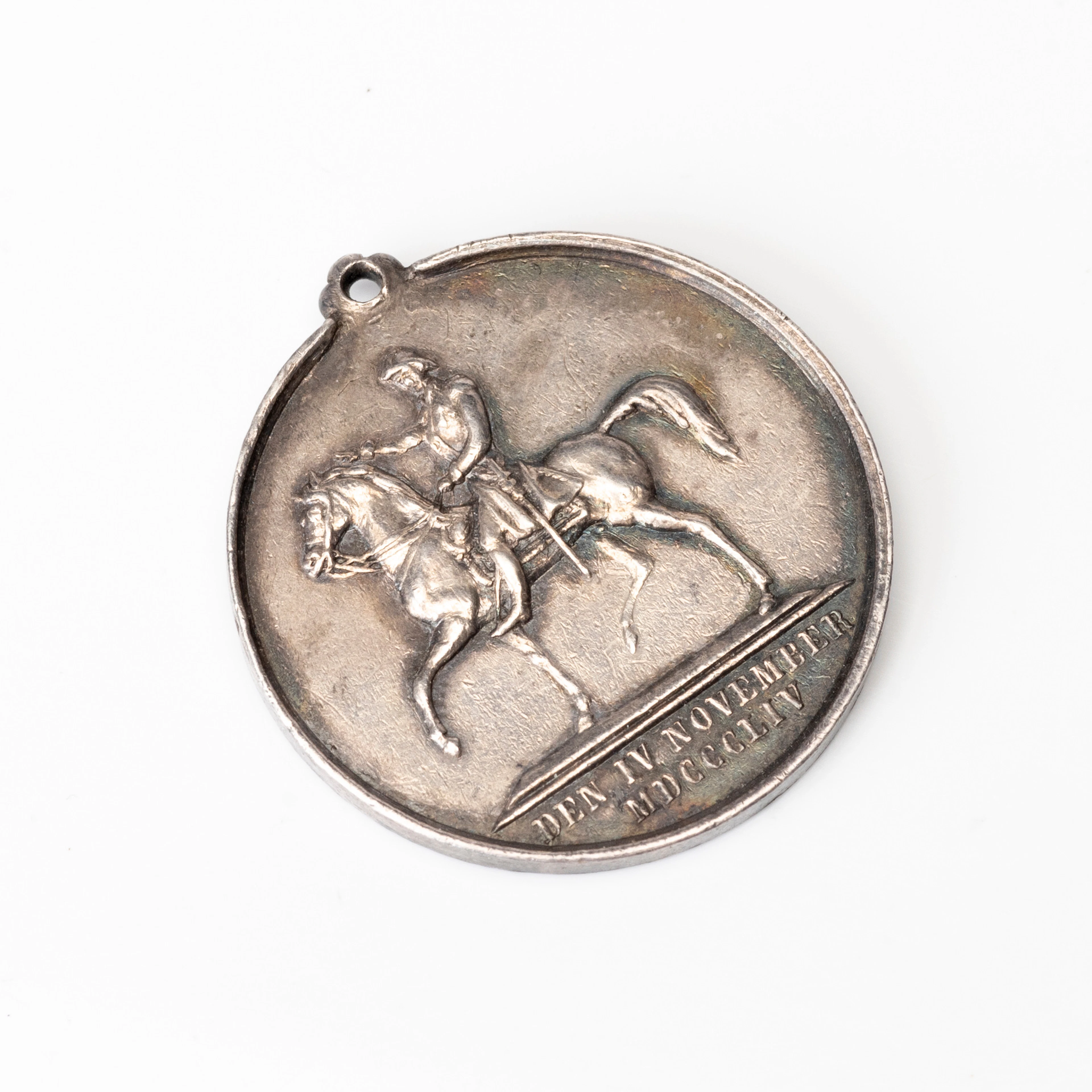 MEDALJ, Karl Johansmedaljen, silver, 1800-tal.